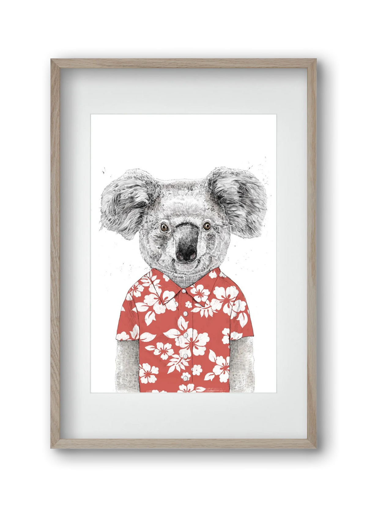 Summer koala (red) - artbridge