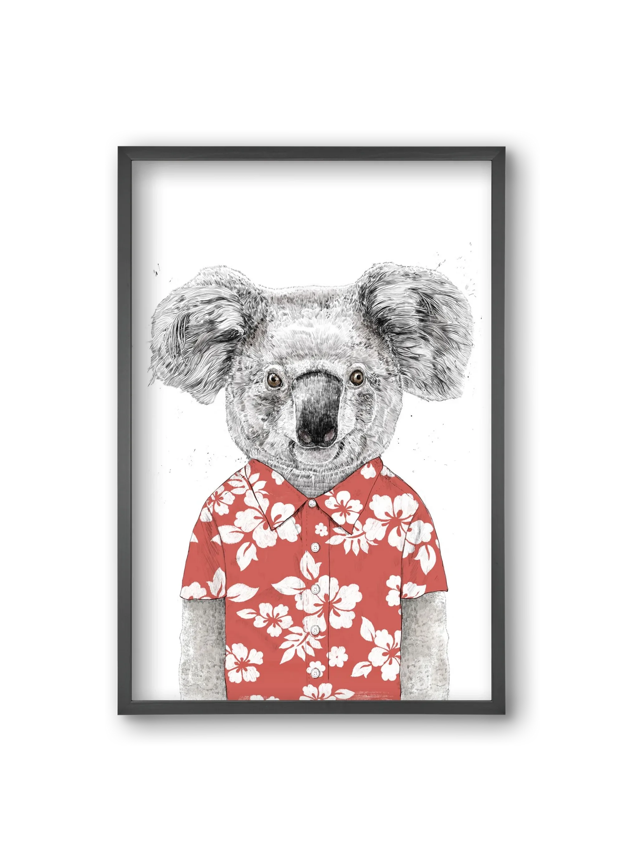 Summer koala (red) - artbridge