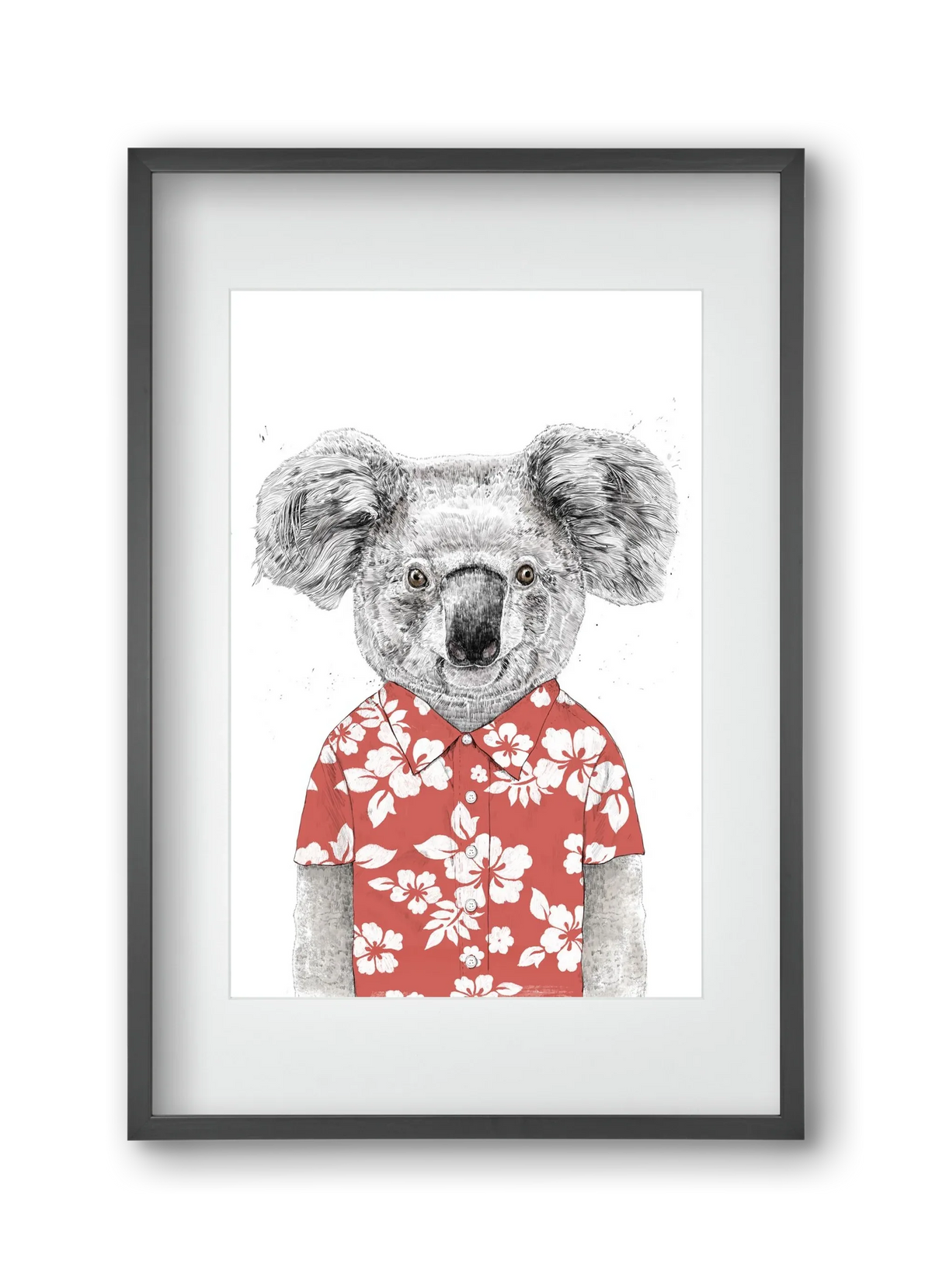 Summer koala (red) - artbridge