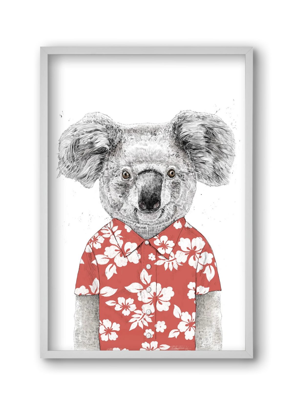 Summer koala (red) - artbridge