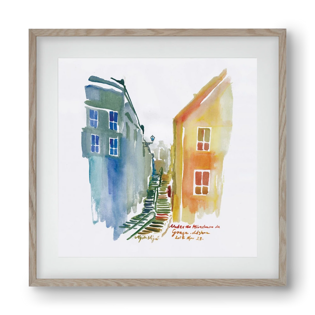 LISBON Aquarelle No.1v2 - artbridge
