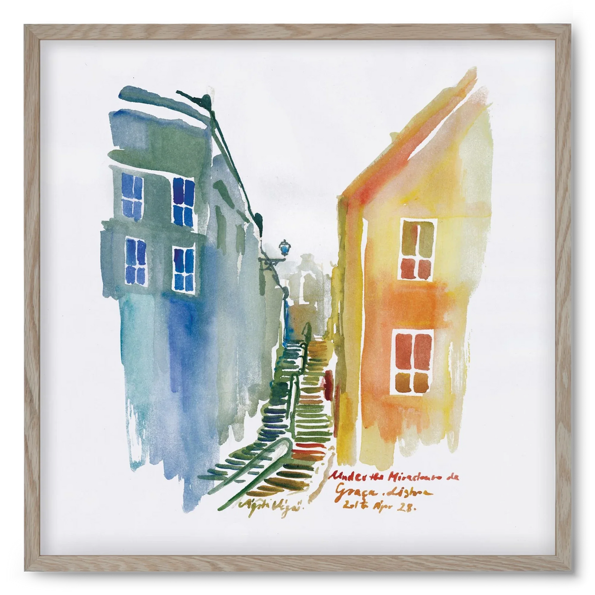 LISBON Aquarelle No.1v2 - artbridge