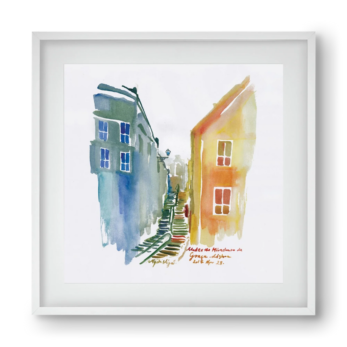 LISBON Aquarelle No.1v2 - artbridge