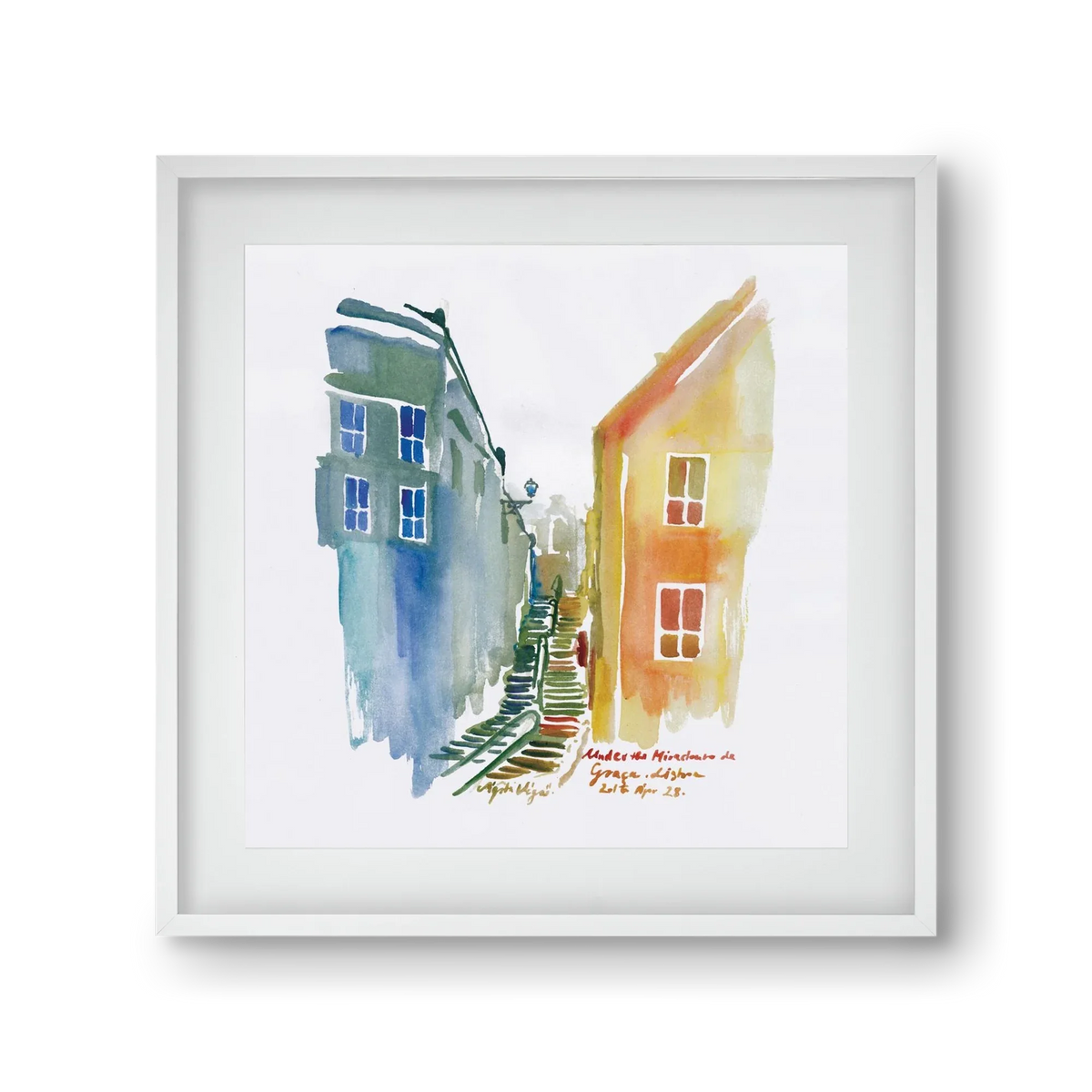 LISBON Aquarelle No.1v2 - artbridge