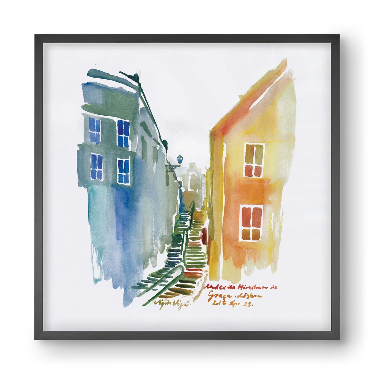LISBON Aquarelle No.1v2 - artbridge