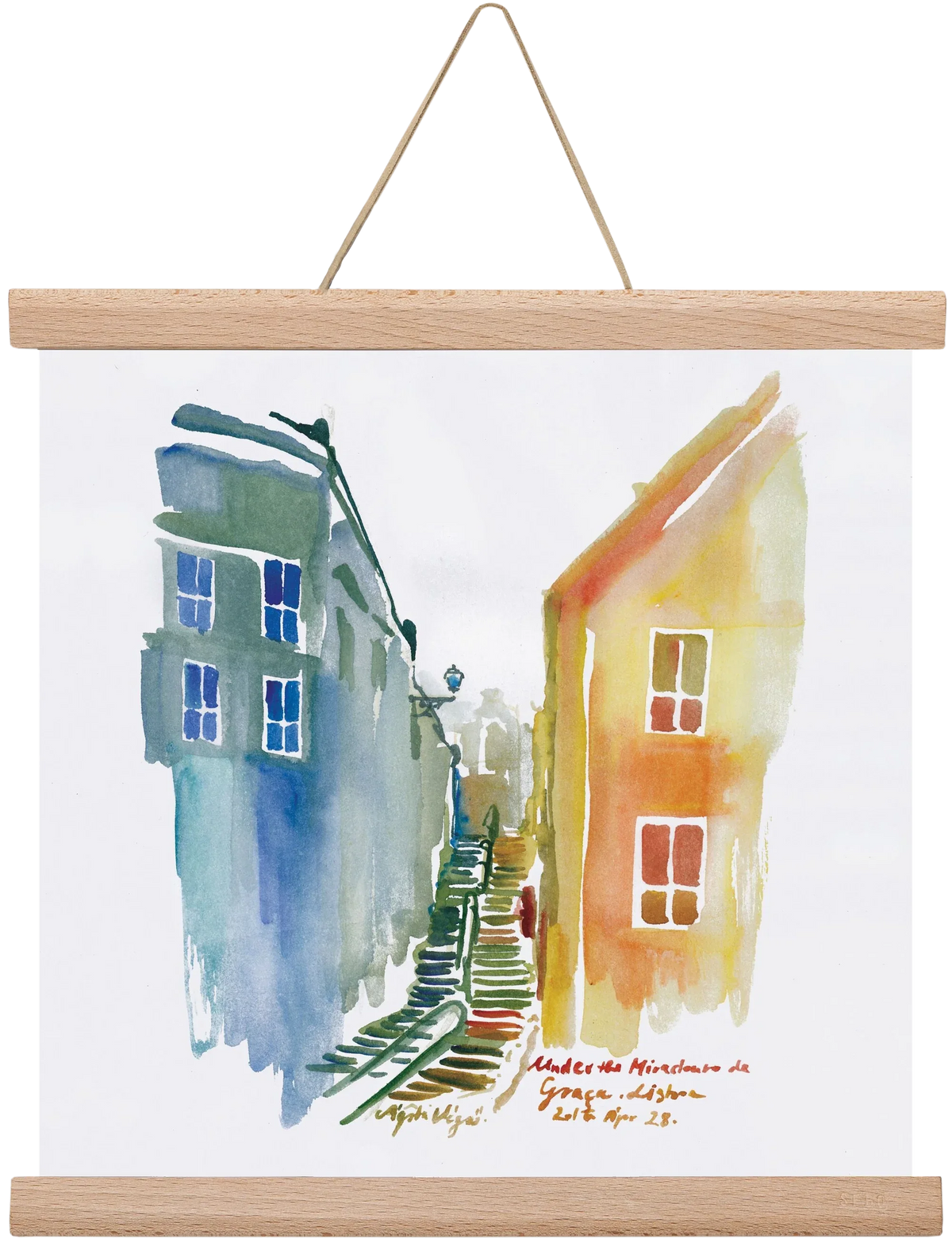 LISBON Aquarelle No.1v2 - artbridge