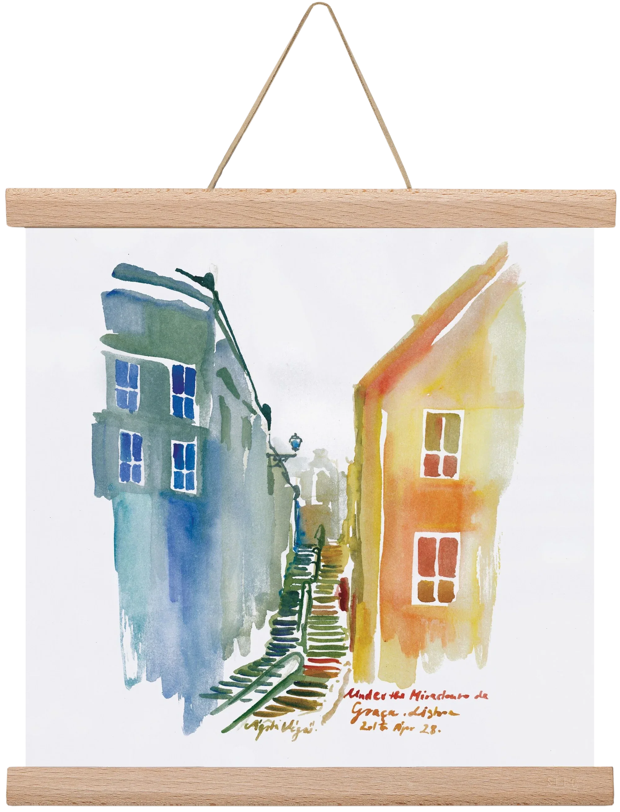 LISBON Aquarelle No.1v2 - artbridge