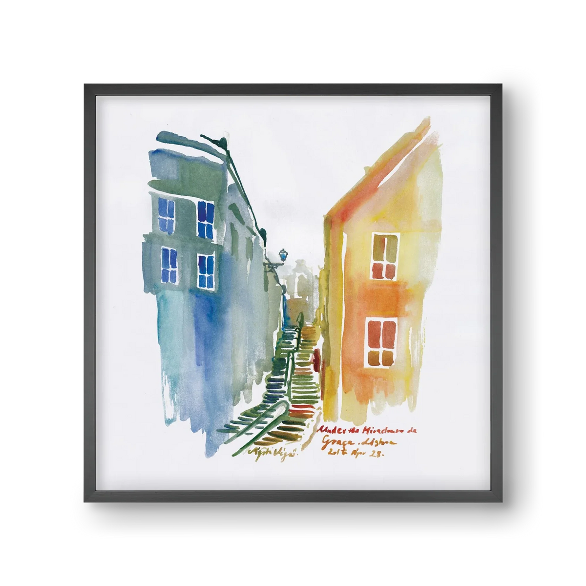 LISBON Aquarelle No.1v2 - artbridge