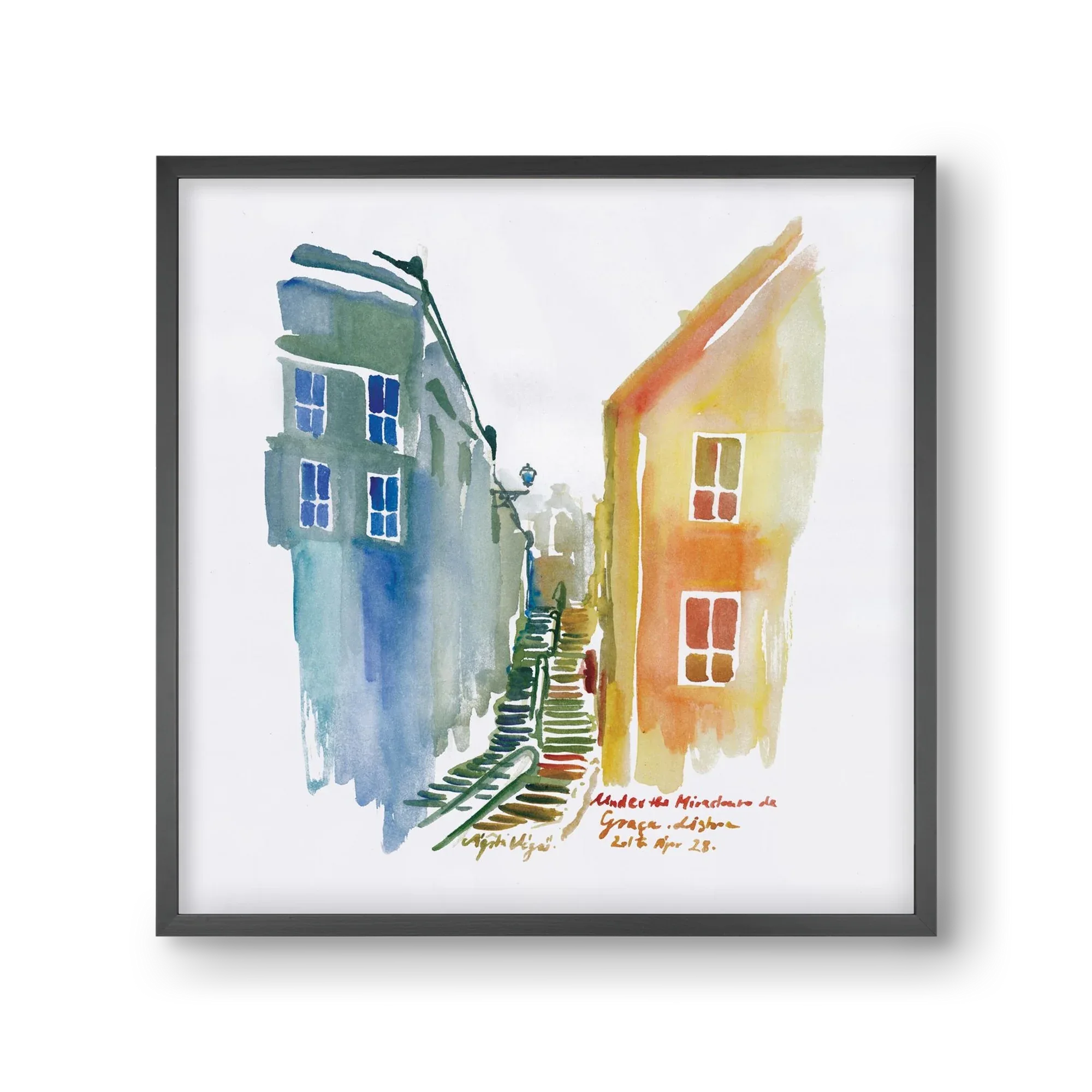 LISBON Aquarelle No.1v2 - artbridge