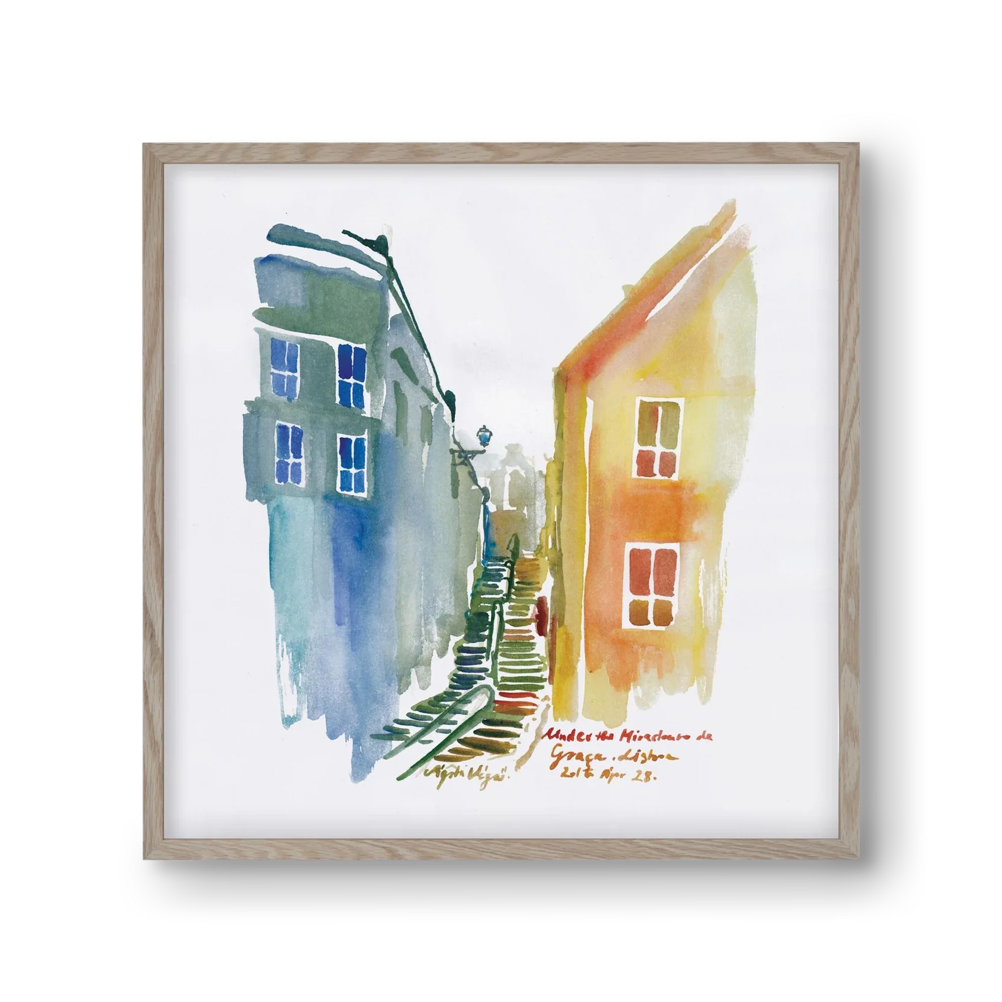 LISBON Aquarelle No.1v2 - artbridge