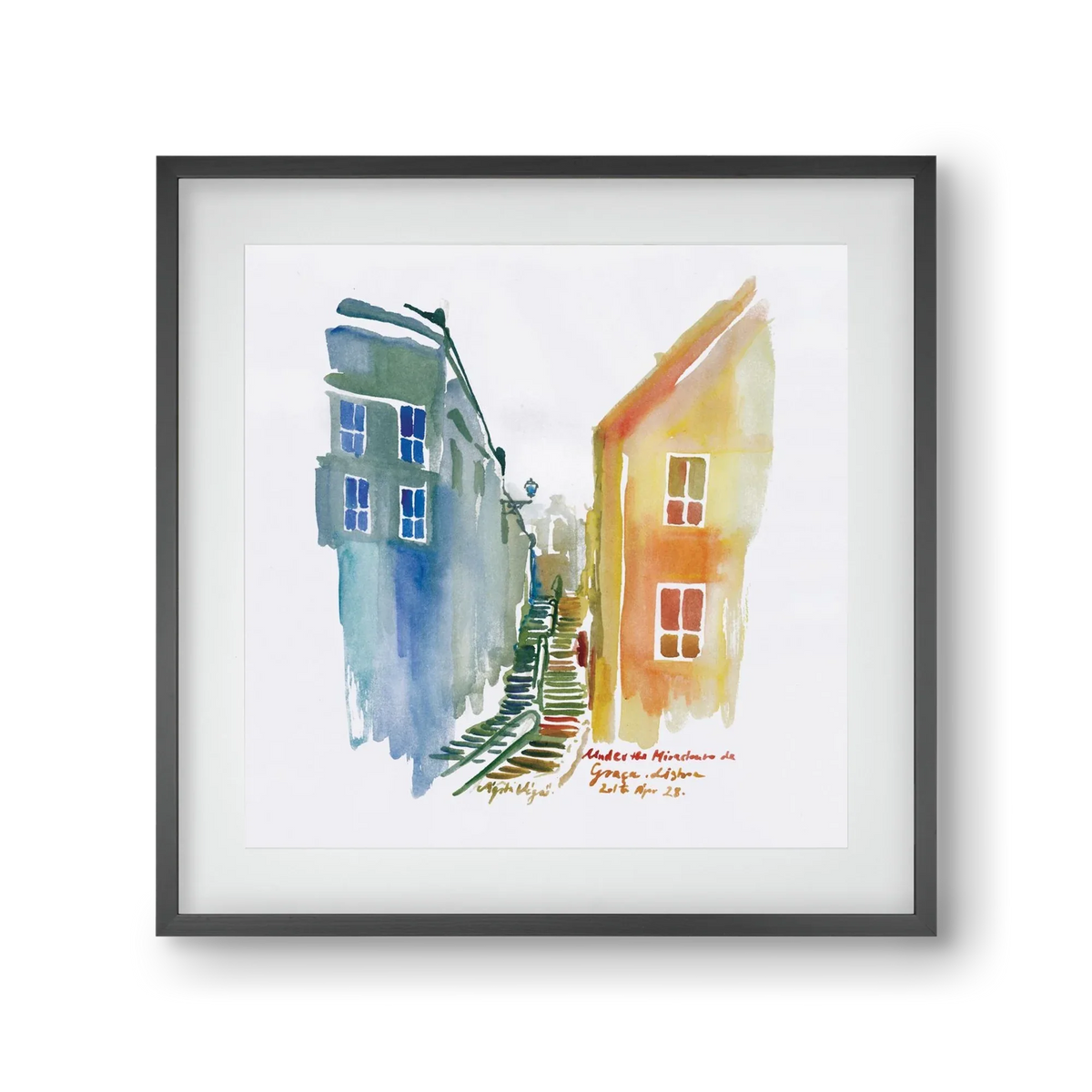 LISBON Aquarelle No.1v2 - artbridge