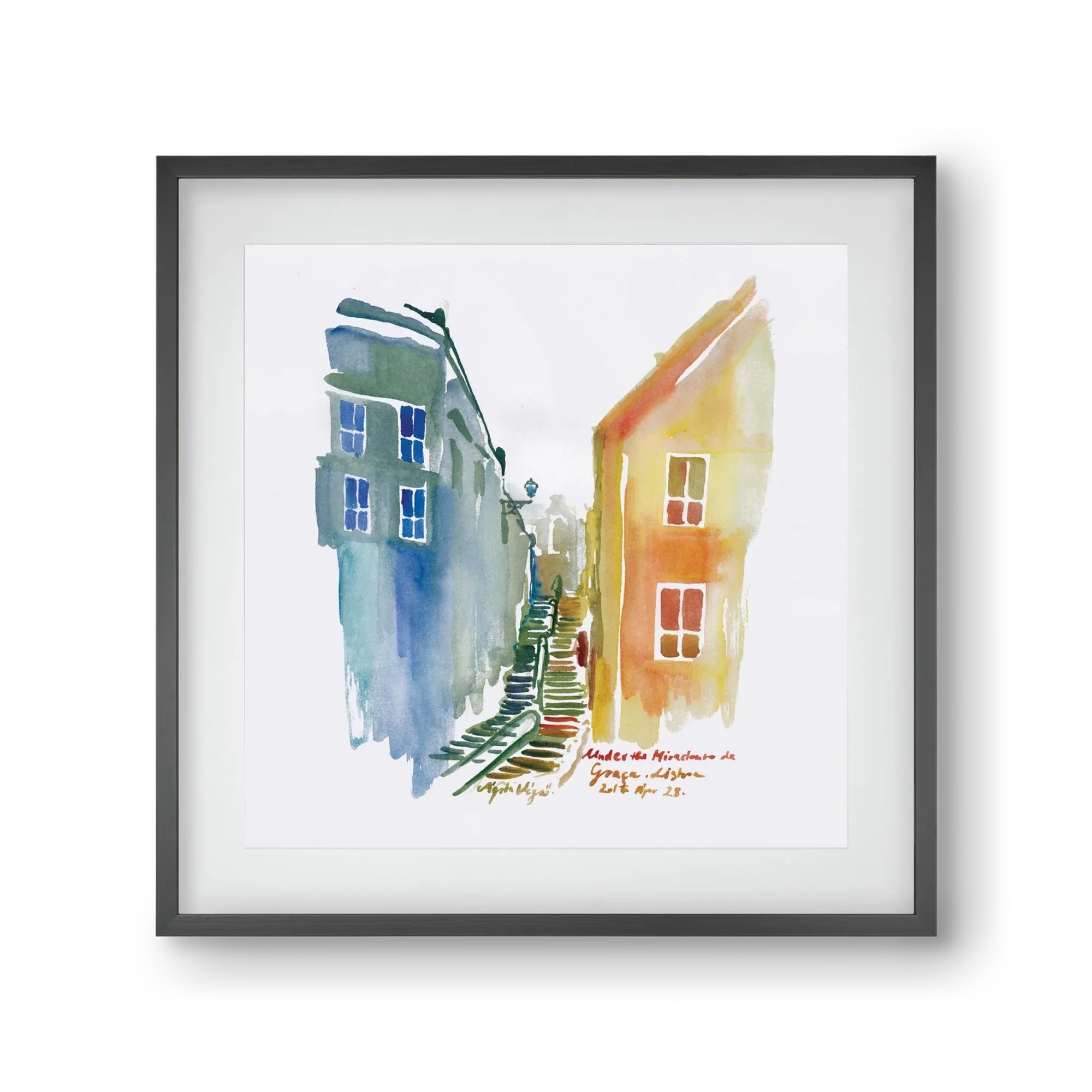 LISBON Aquarelle No.1v2 - artbridge