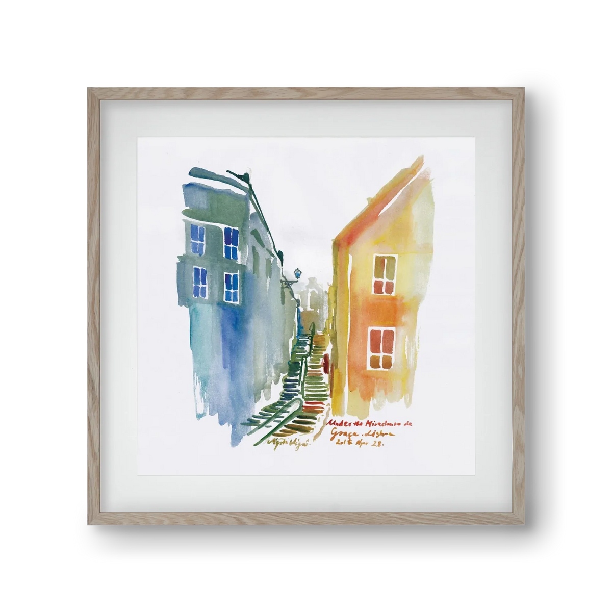 LISBON Aquarelle No.1v2 - artbridge