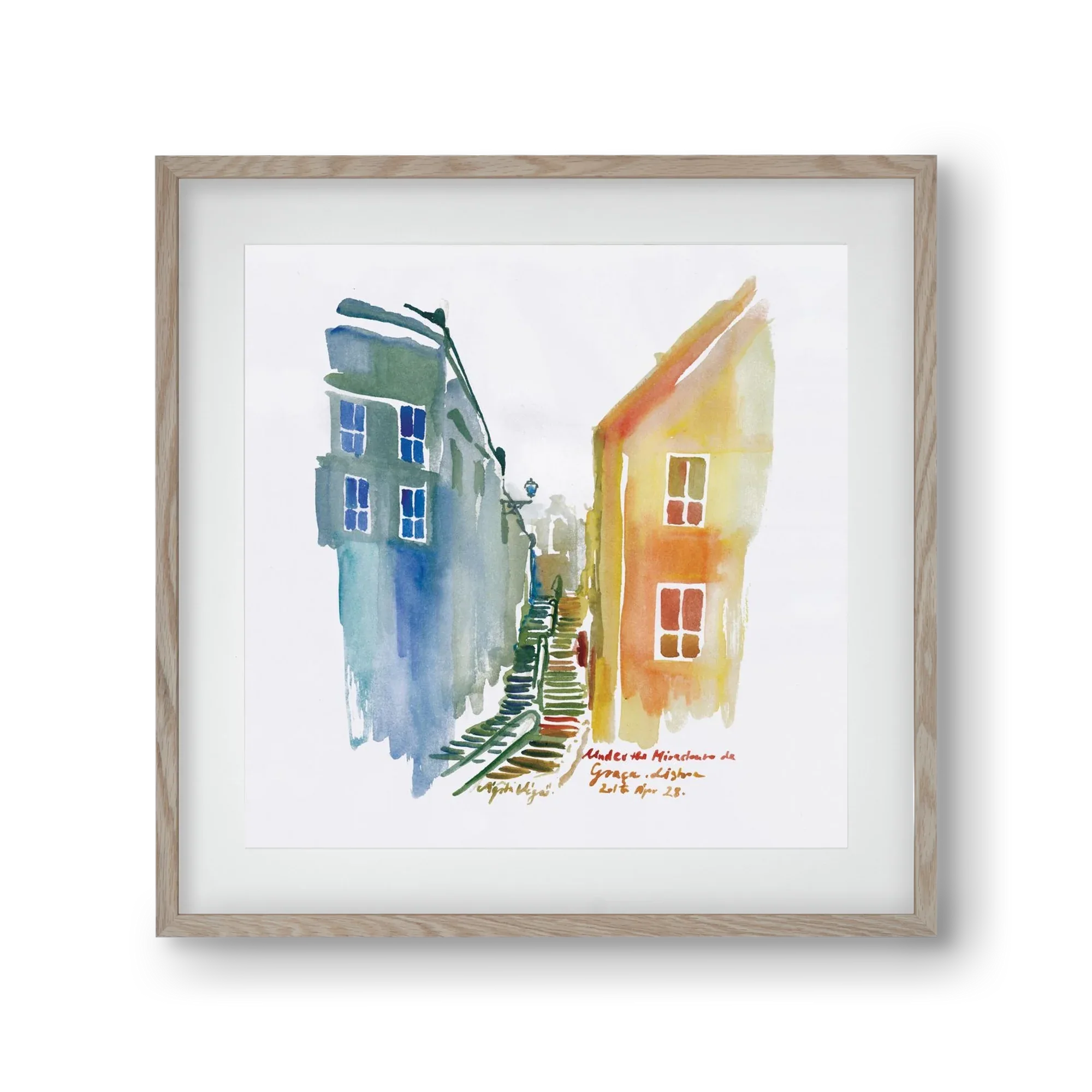 LISBON Aquarelle No.1v2 - artbridge