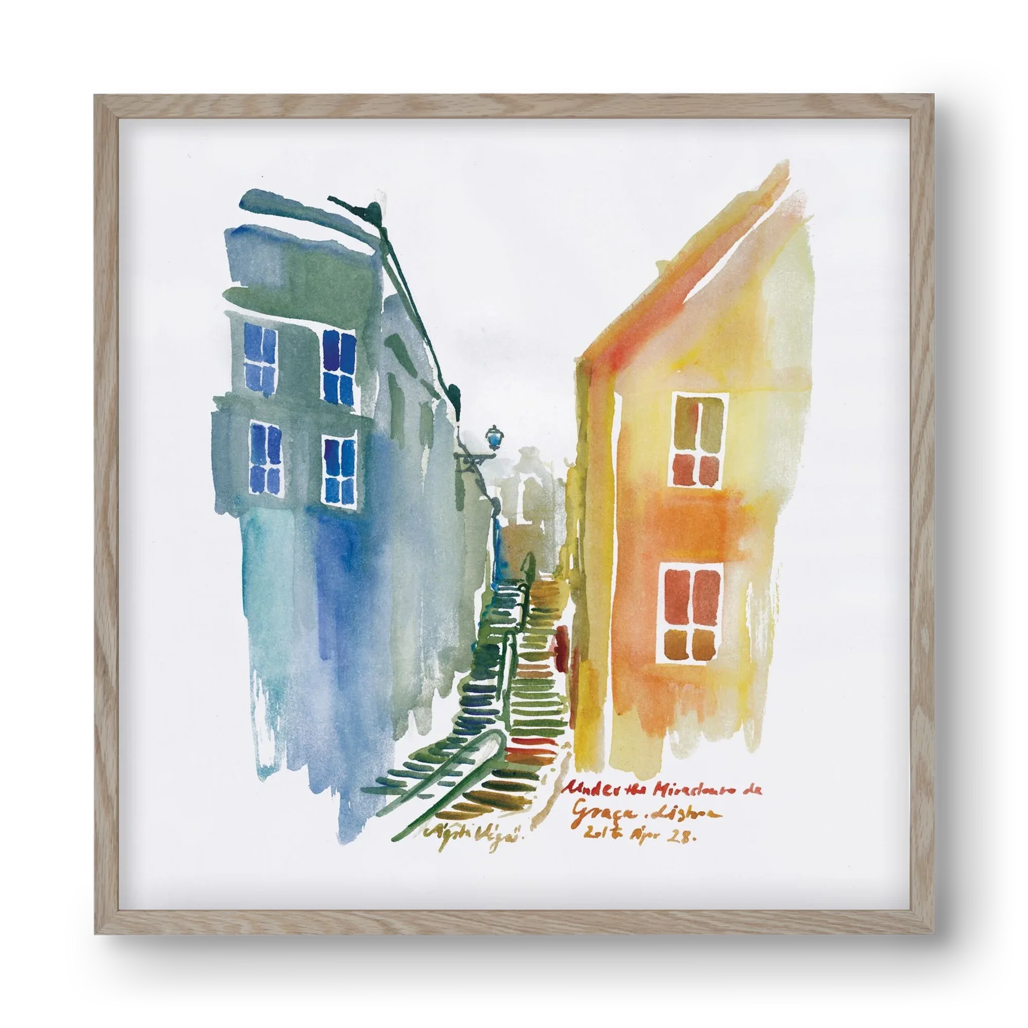 LISBON Aquarelle No.1v2 - artbridge