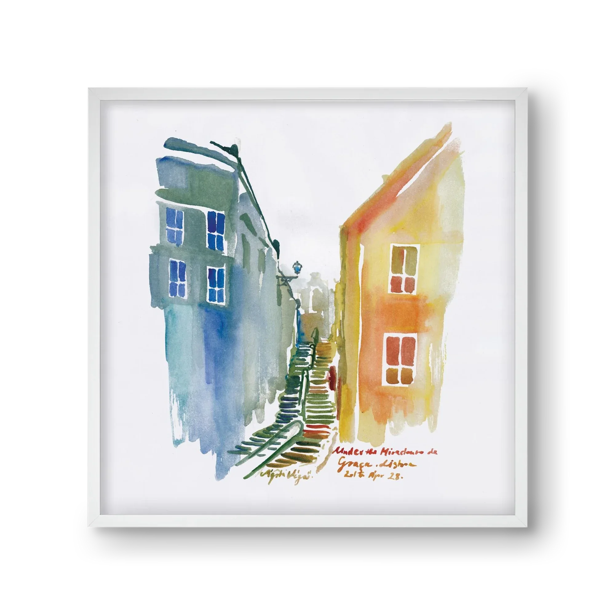 LISBON Aquarelle No.1v2 - artbridge