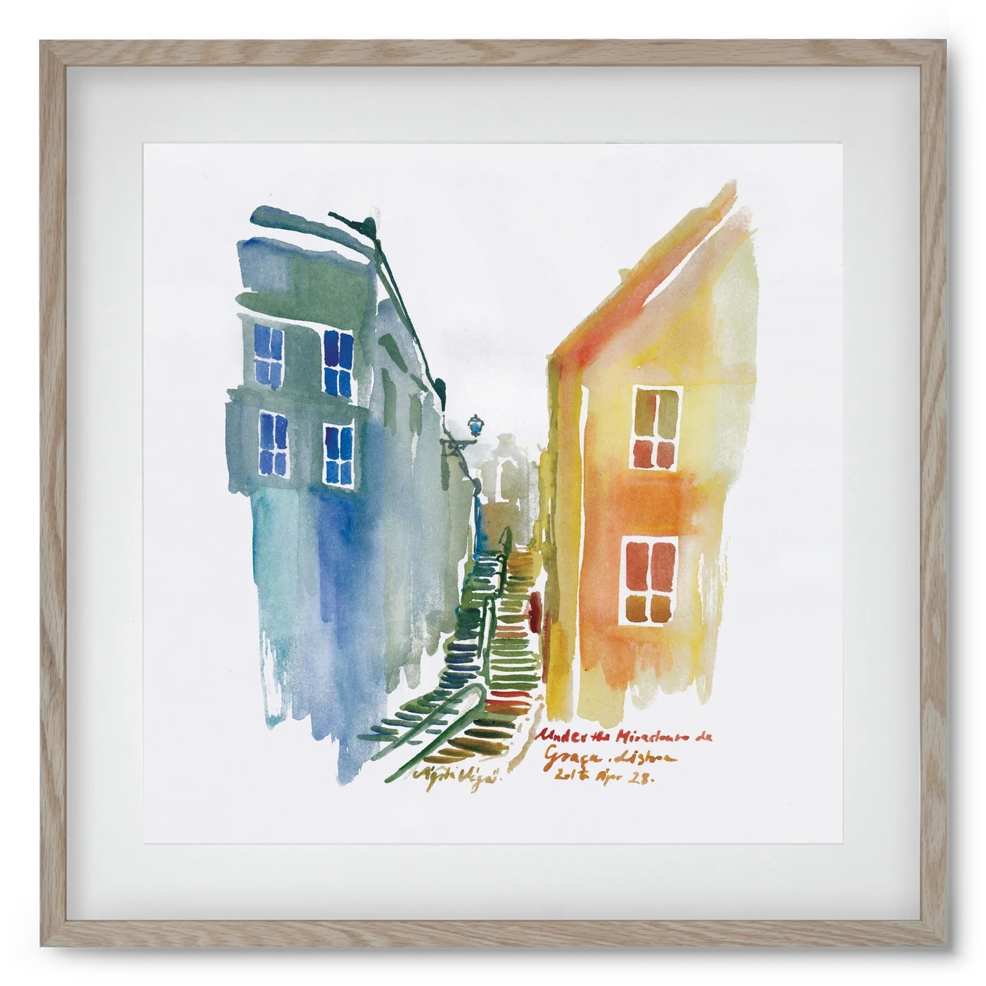 LISBON Aquarelle No.1v2 - artbridge