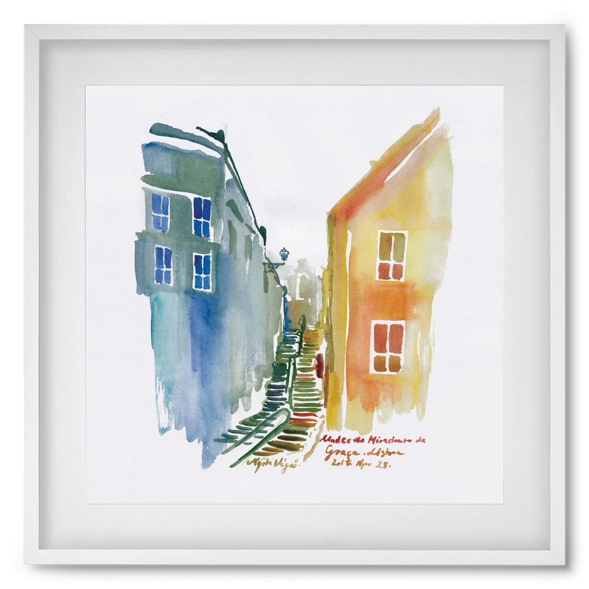 LISBON Aquarelle No.1v2 - artbridge