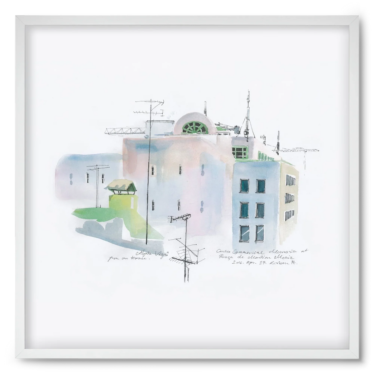 LISBON Aquarelle No.3 - artbridge