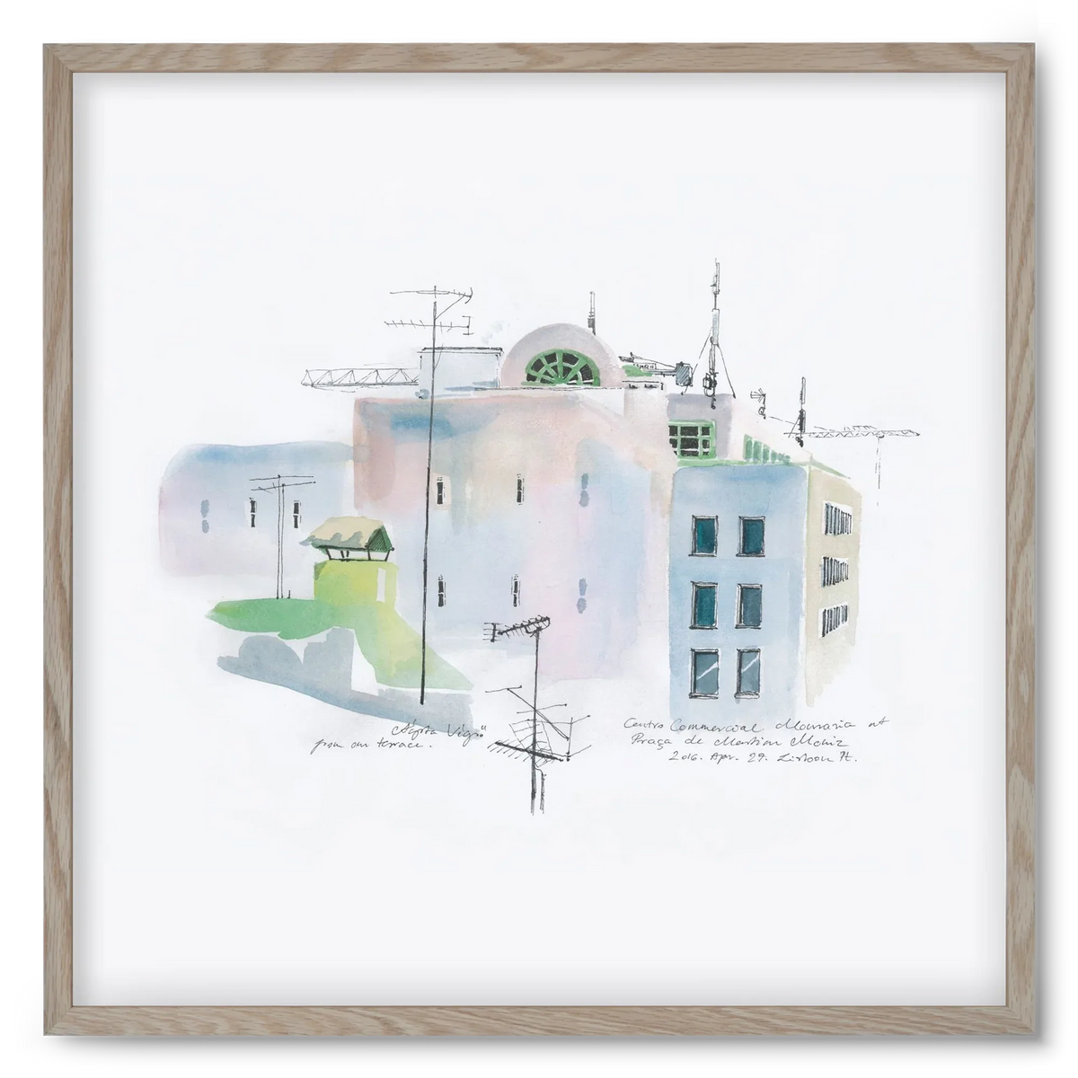 LISBON Aquarelle No.3 - artbridge