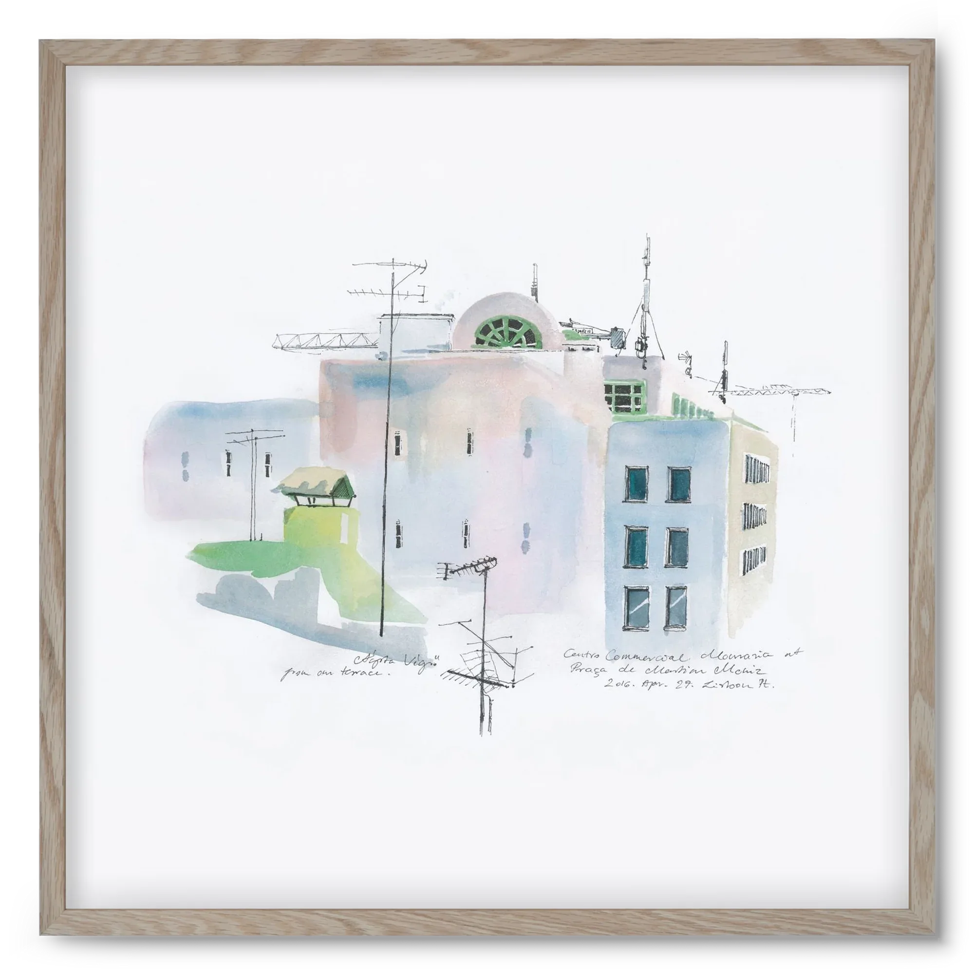 LISBON Aquarelle No.3 - artbridge