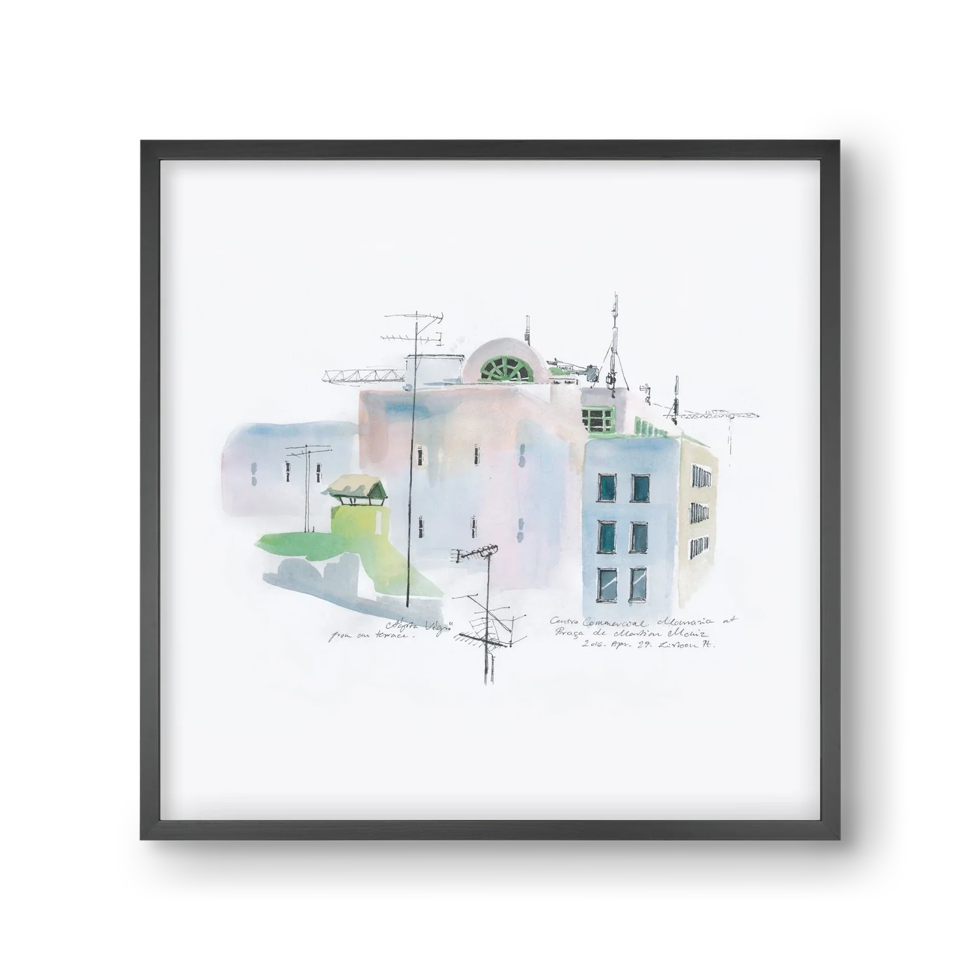 LISBON Aquarelle No.3 - artbridge
