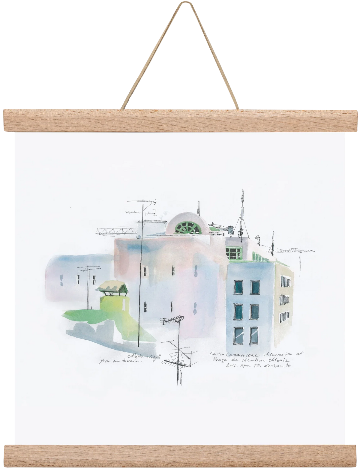 LISBON Aquarelle No.3 - artbridge