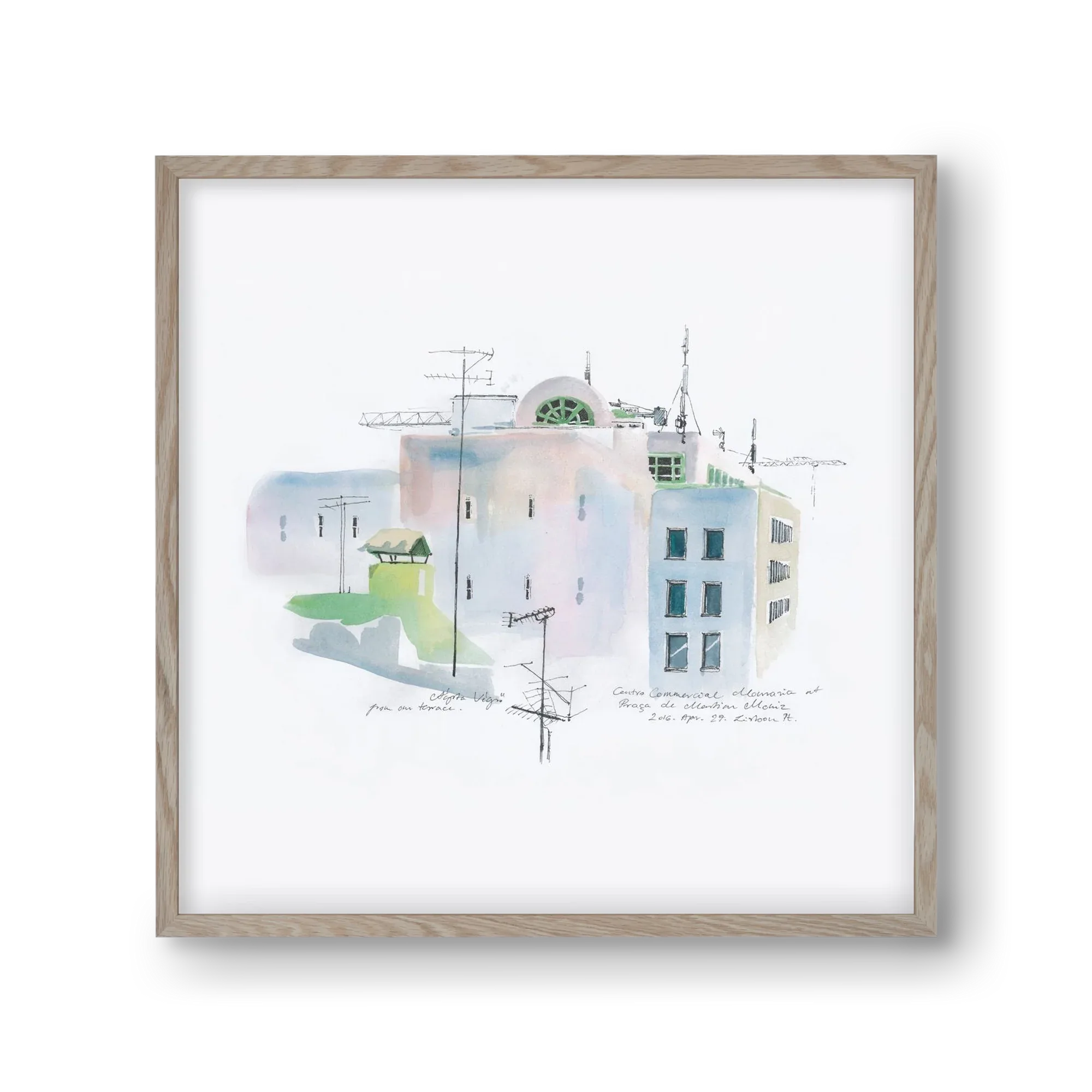 LISBON Aquarelle No.3 - artbridge