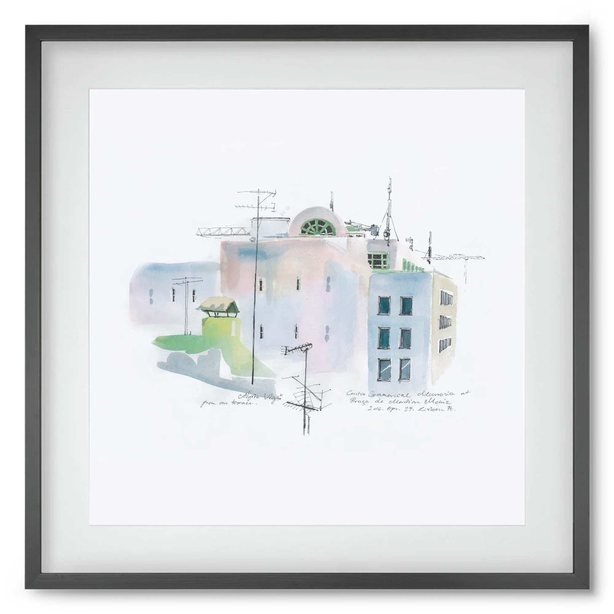 LISBON Aquarelle No.3 - artbridge