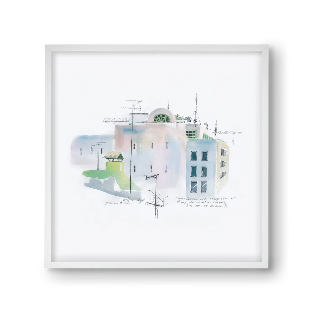 LISBON Aquarelle No.3 - artbridge