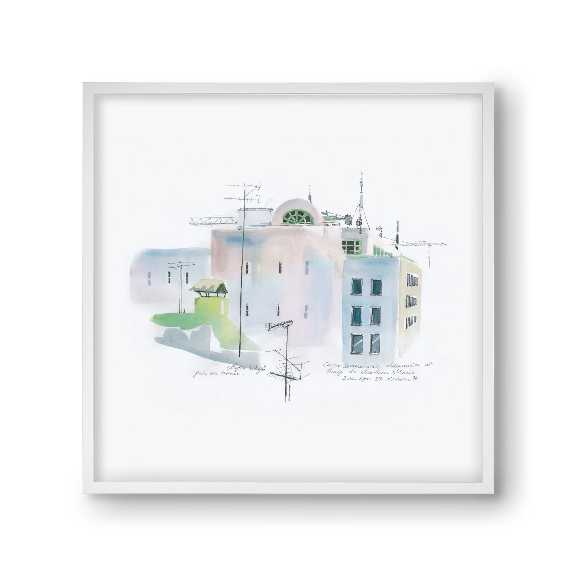 LISBON Aquarelle No.3 - artbridge