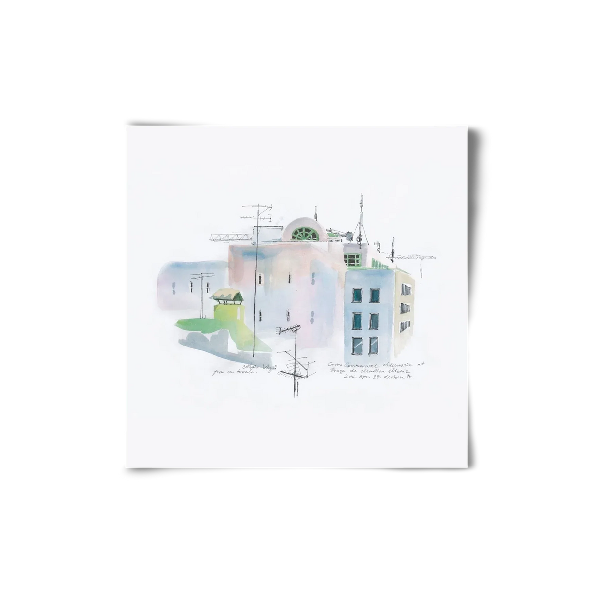 LISBON Aquarelle No.3 - artbridge