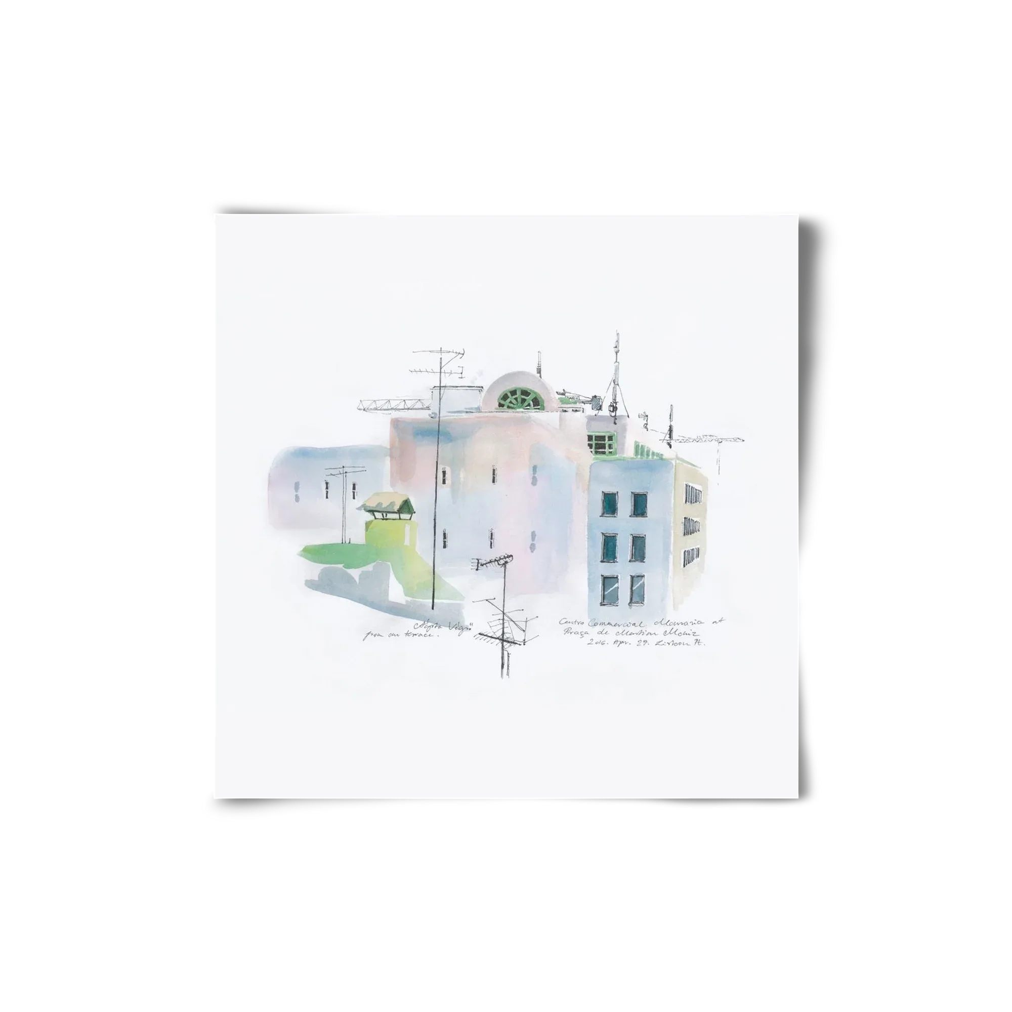 LISBON Aquarelle No.3 - artbridge