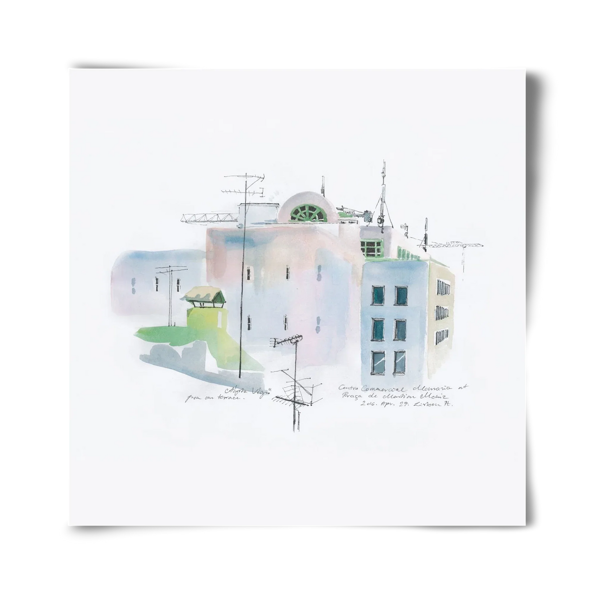 LISBON Aquarelle No.3 - artbridge