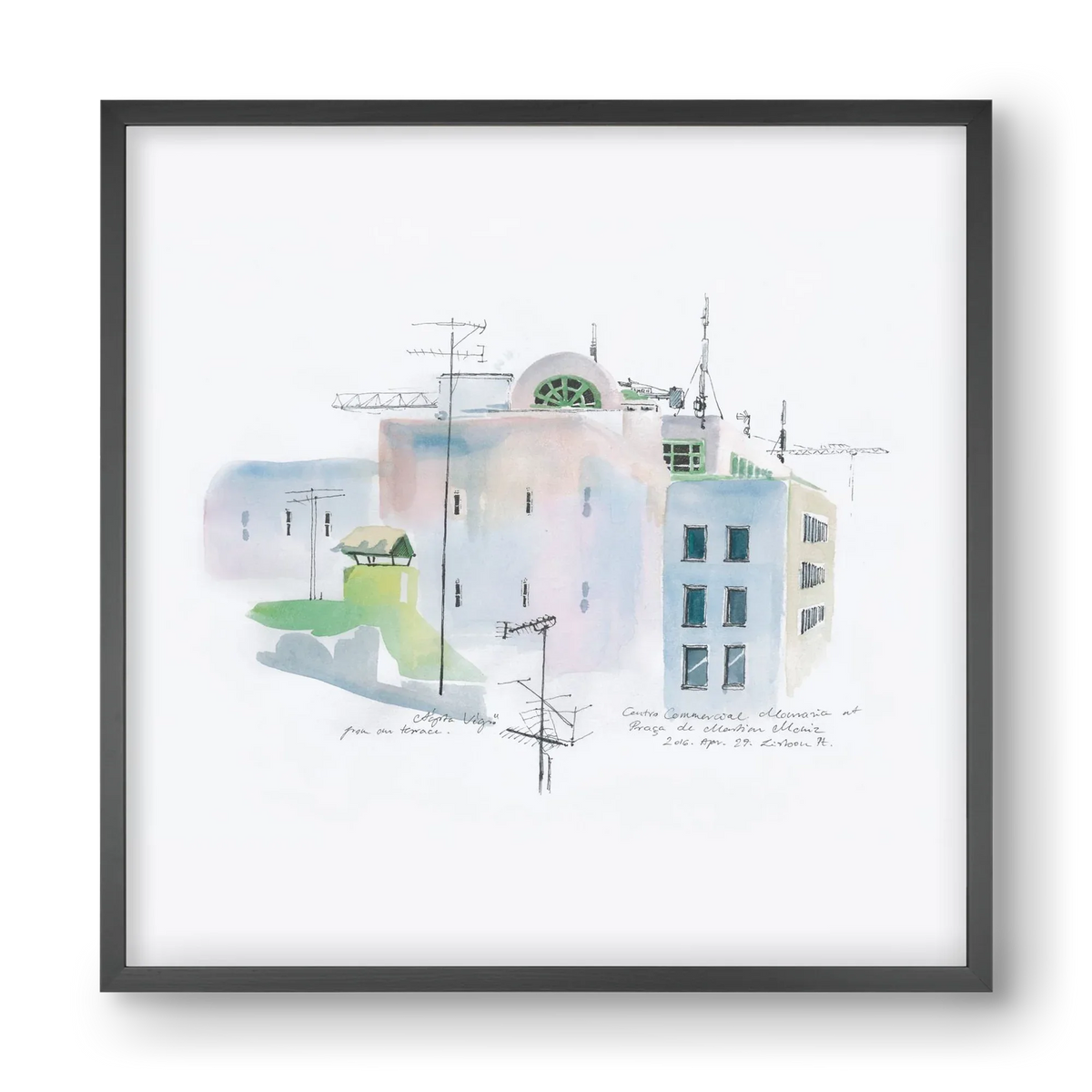 LISBON Aquarelle No.3 - artbridge