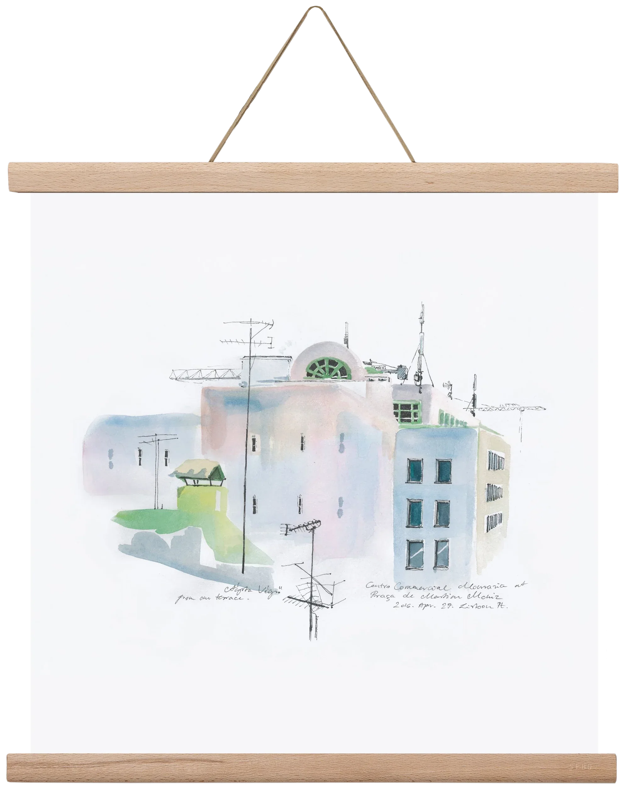LISBON Aquarelle No.3 - artbridge