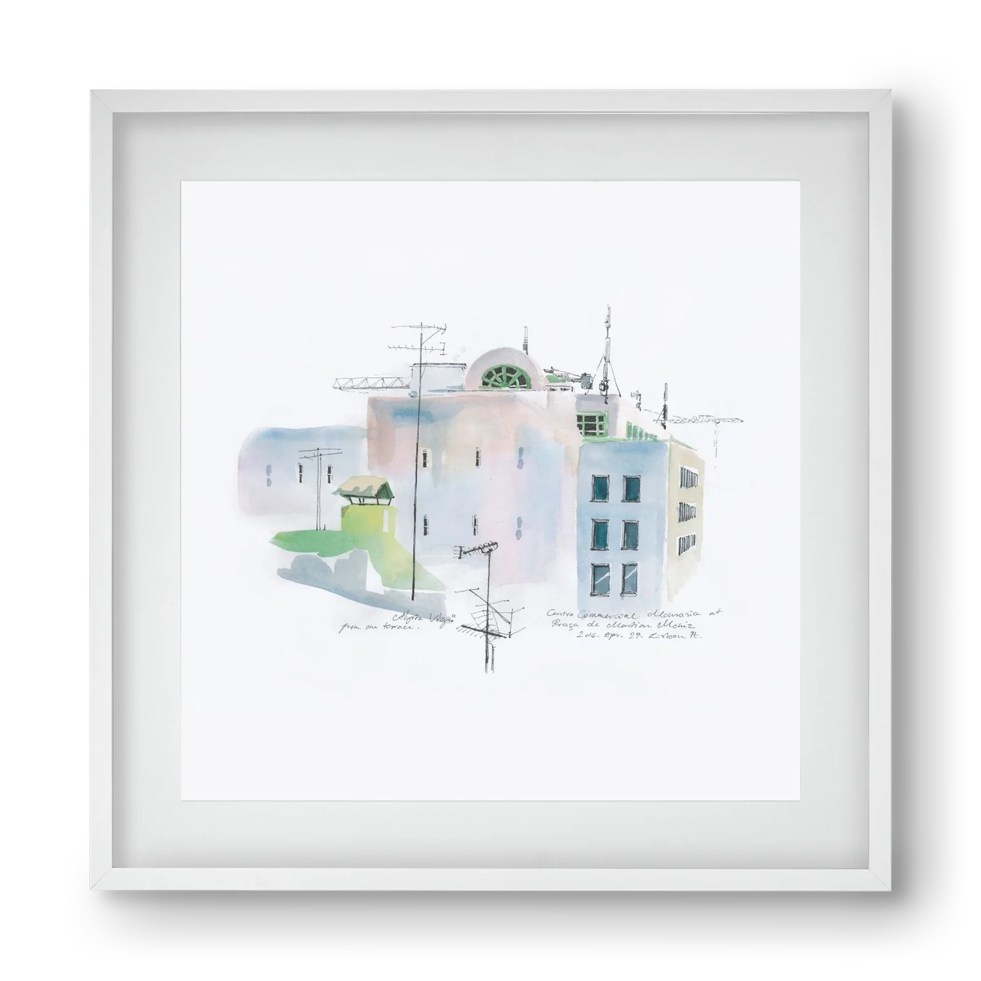 LISBON Aquarelle No.3 - artbridge