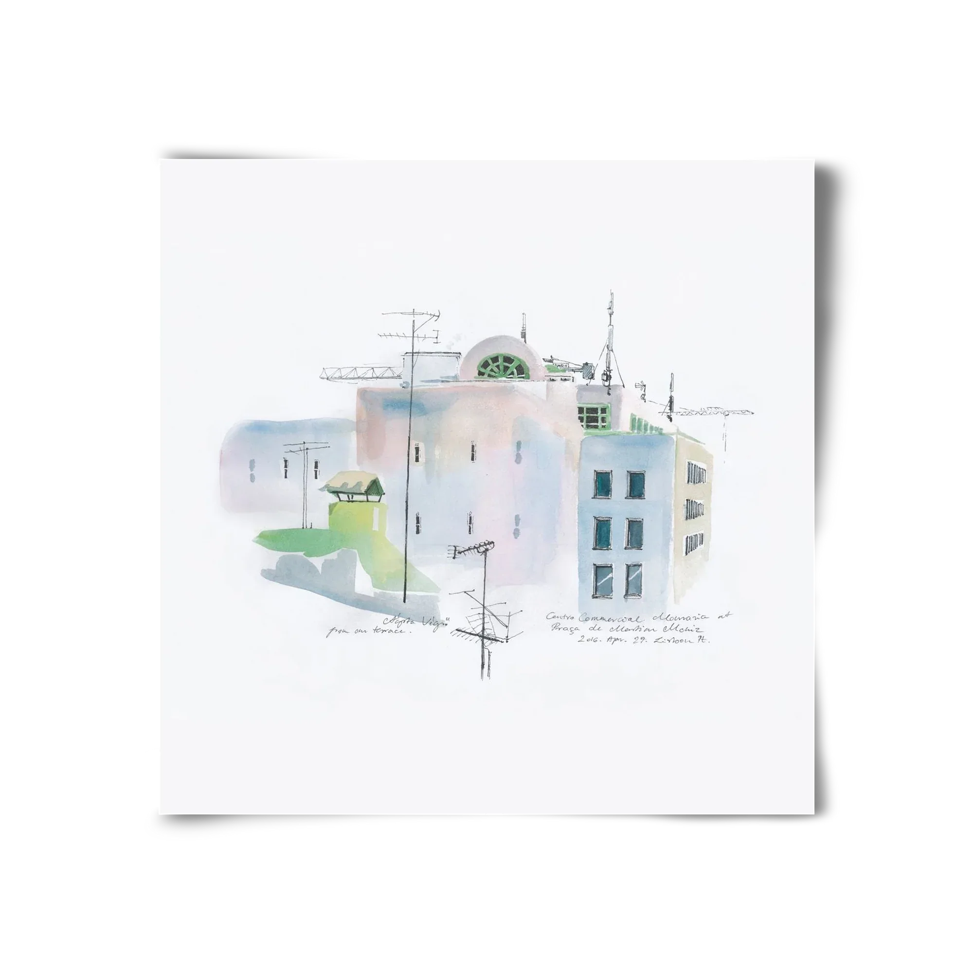 LISBON Aquarelle No.3 - artbridge