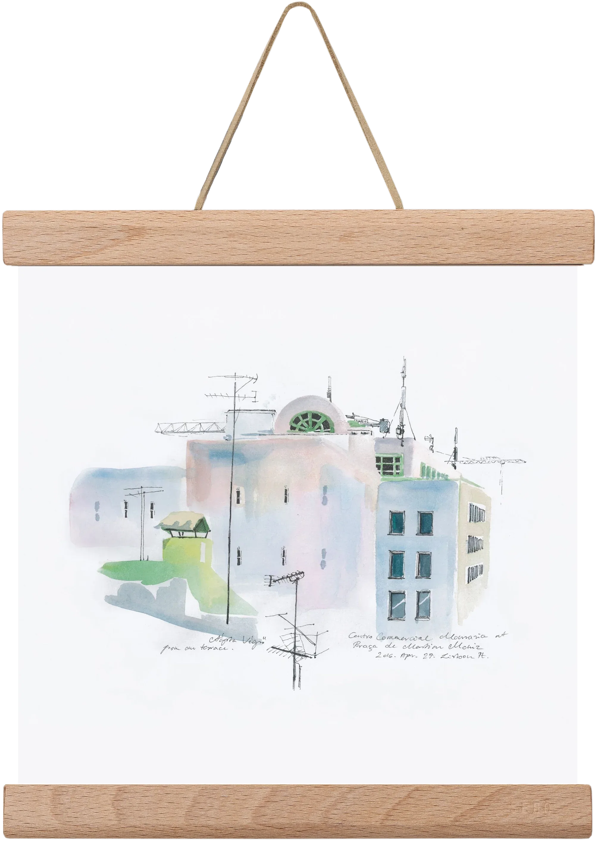 LISBON Aquarelle No.3 - artbridge