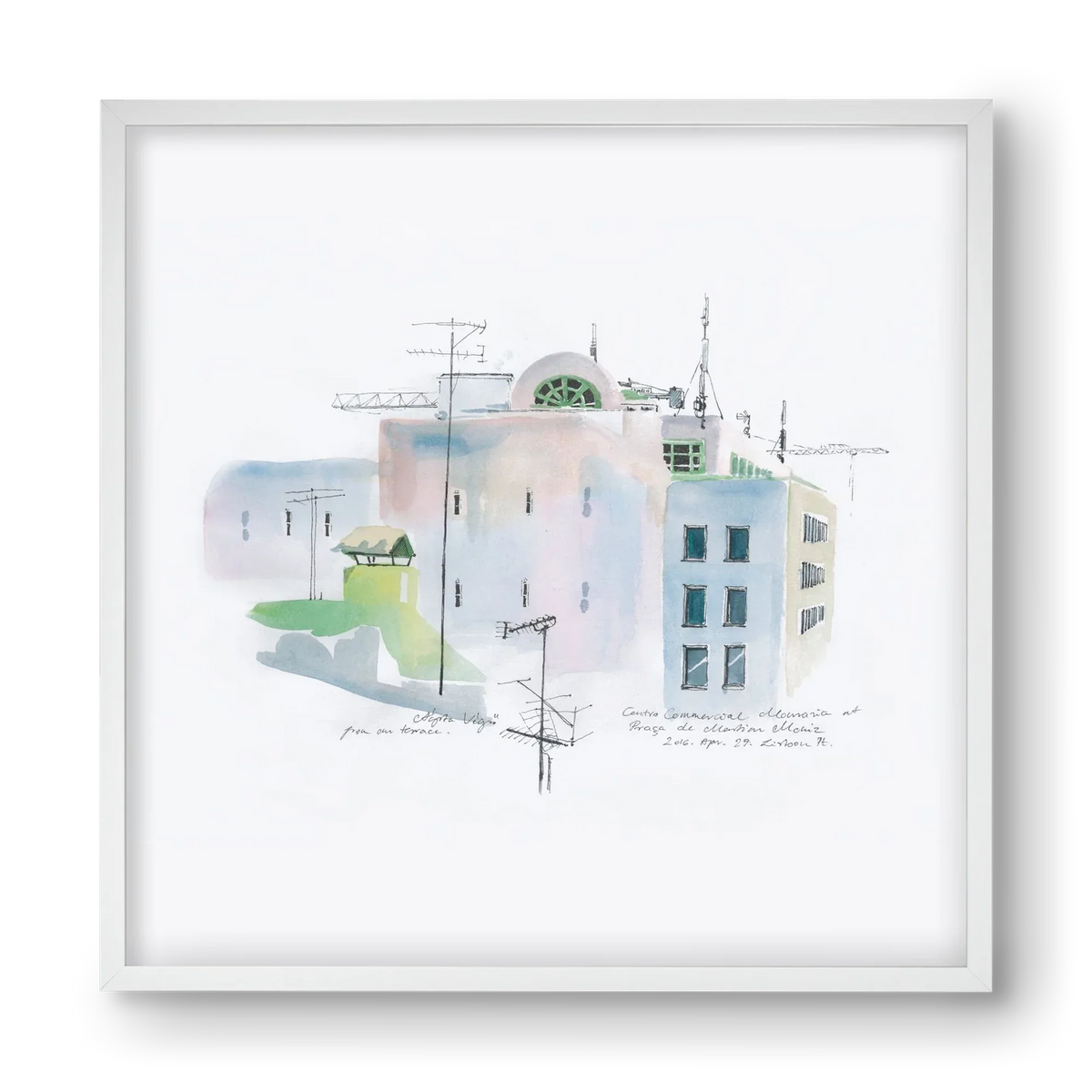 LISBON Aquarelle No.3 - artbridge
