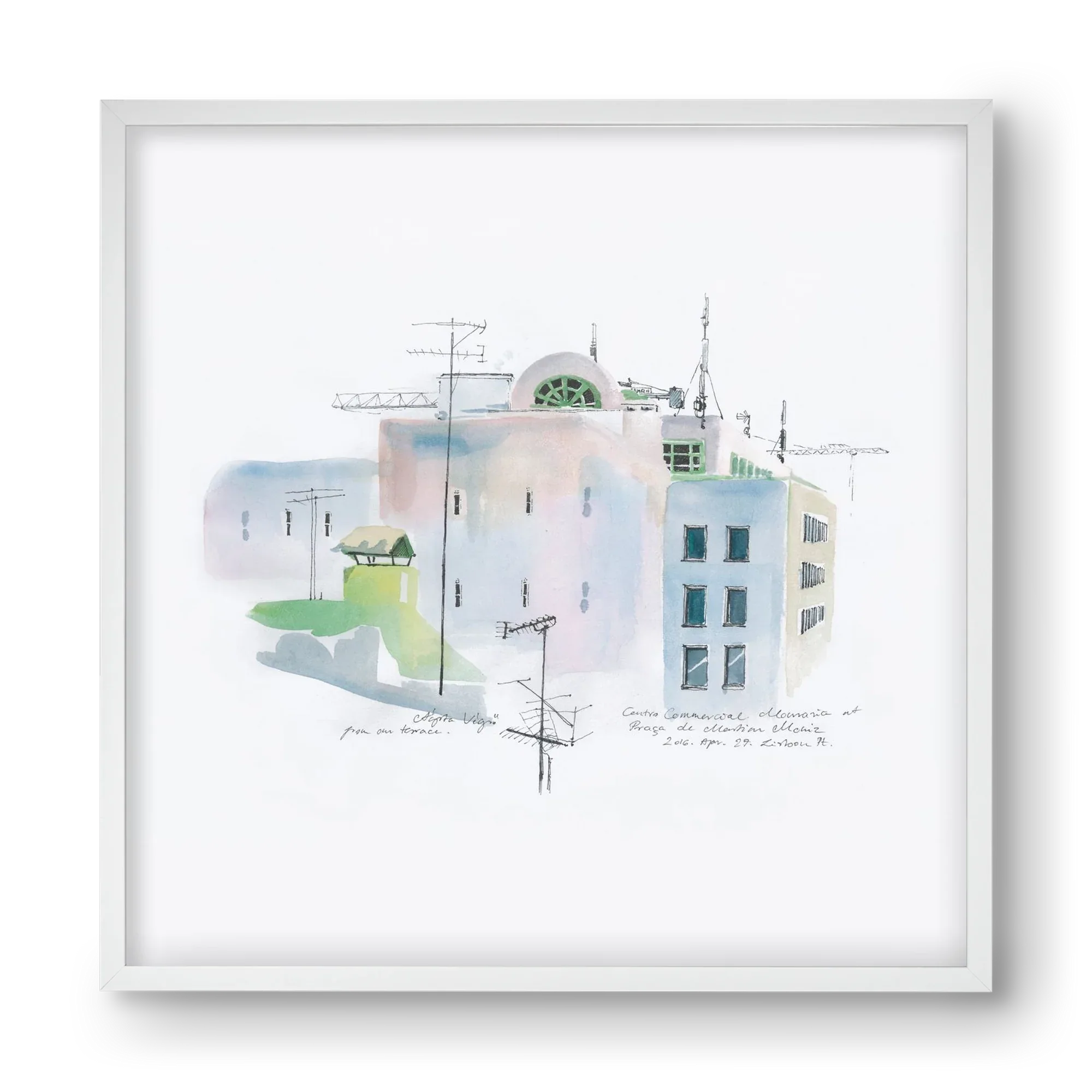 LISBON Aquarelle No.3 - artbridge