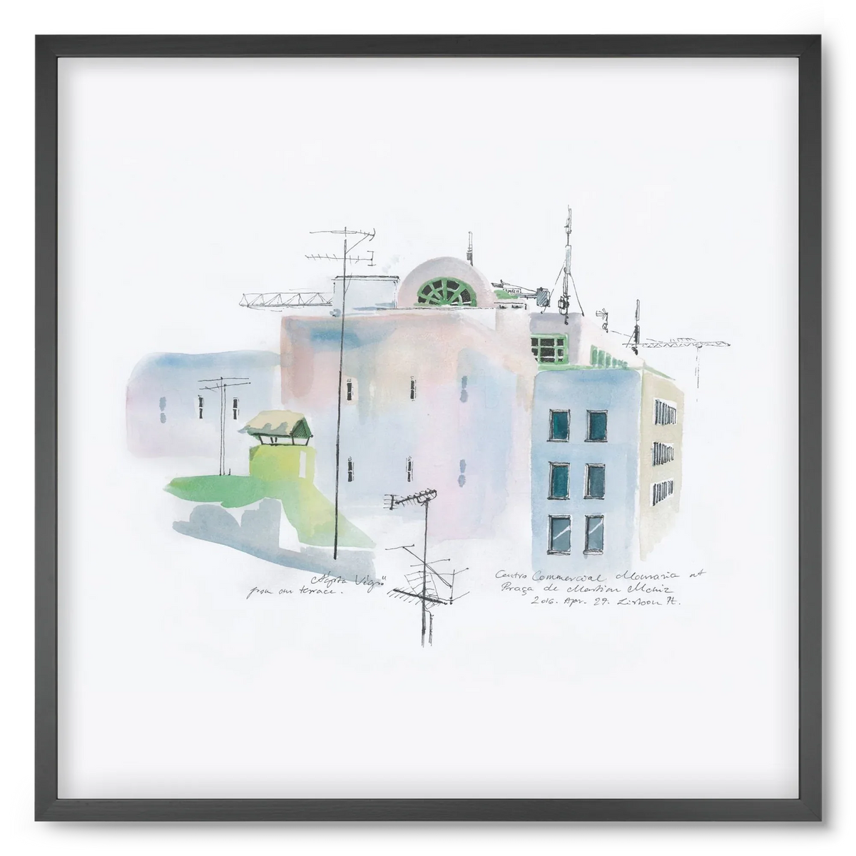 LISBON Aquarelle No.3 - artbridge
