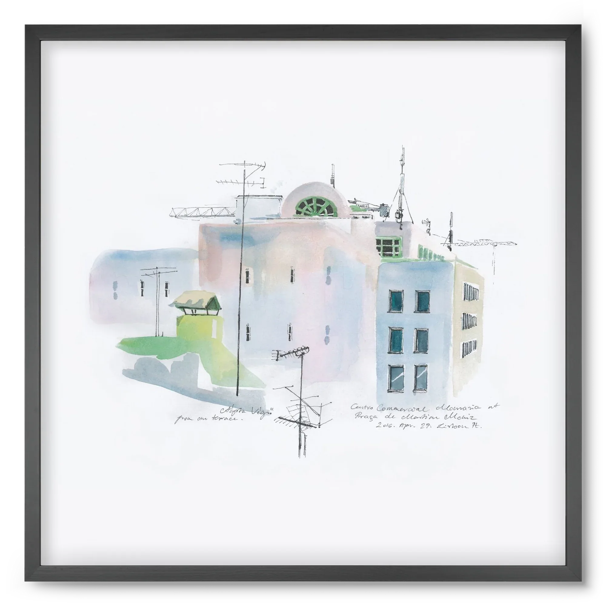 LISBON Aquarelle No.3 - artbridge