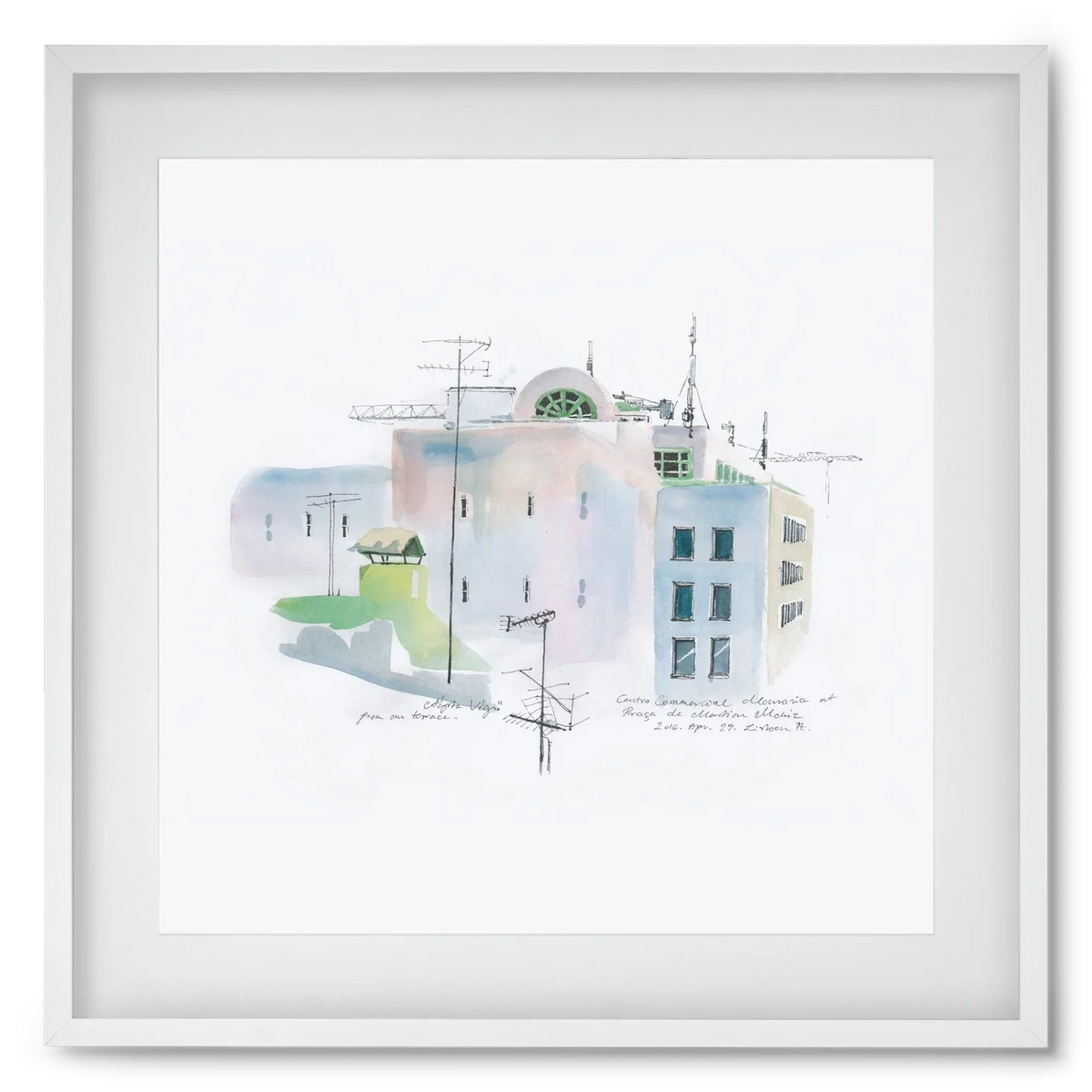 LISBON Aquarelle No.3 - artbridge