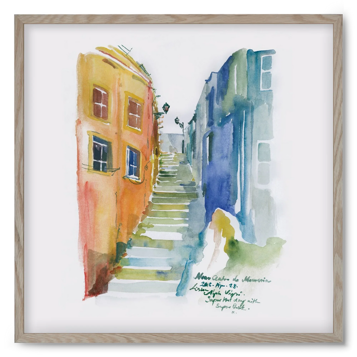 LISBON Aquarelle No.1 - artbridge