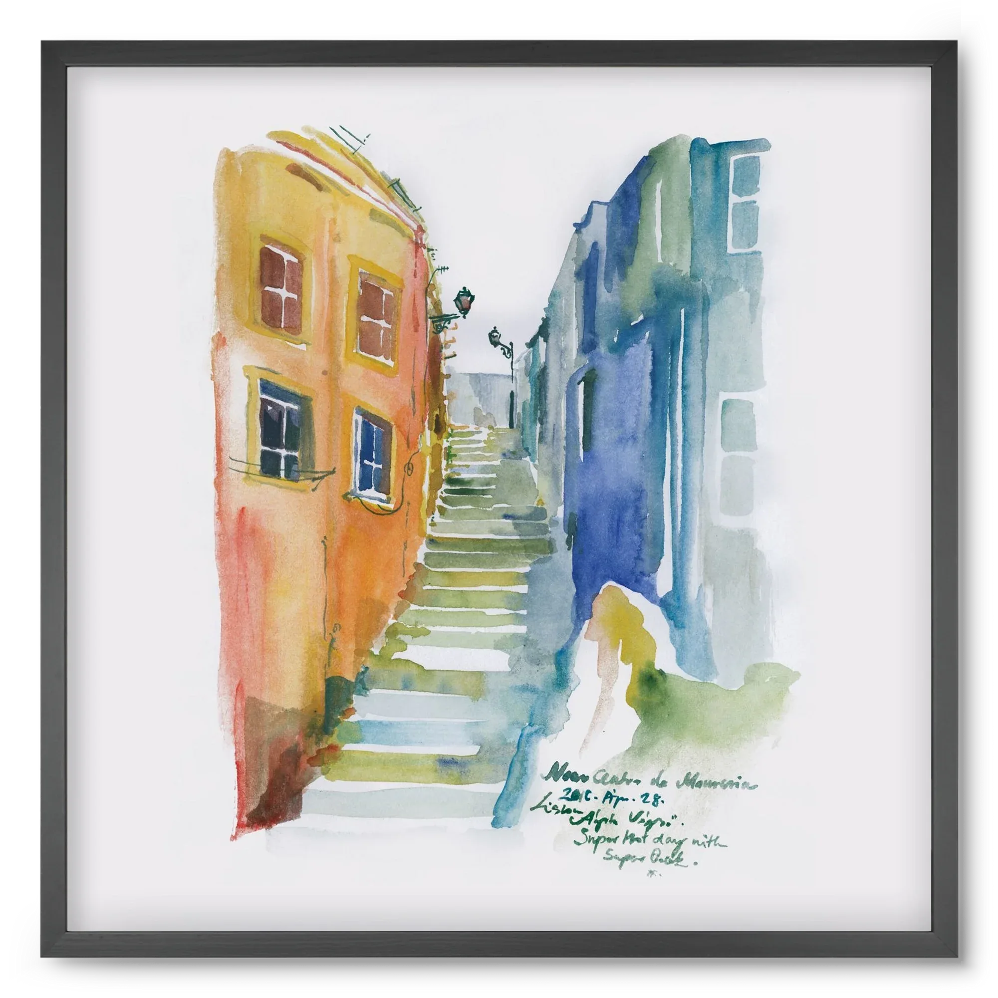 LISBON Aquarelle No.1 - artbridge