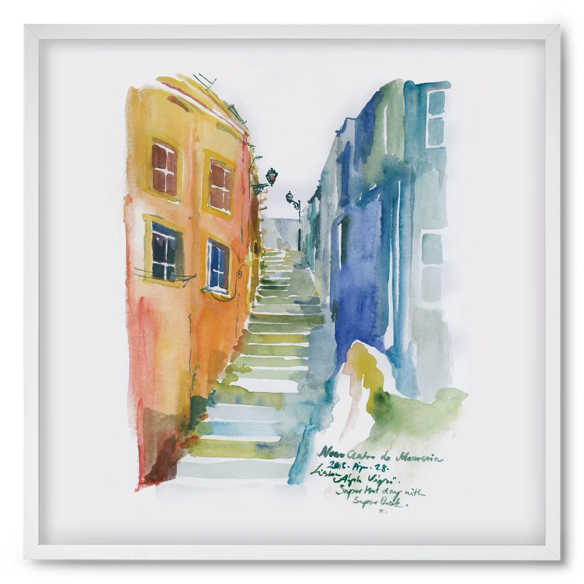 LISBON Aquarelle No.1 - artbridge
