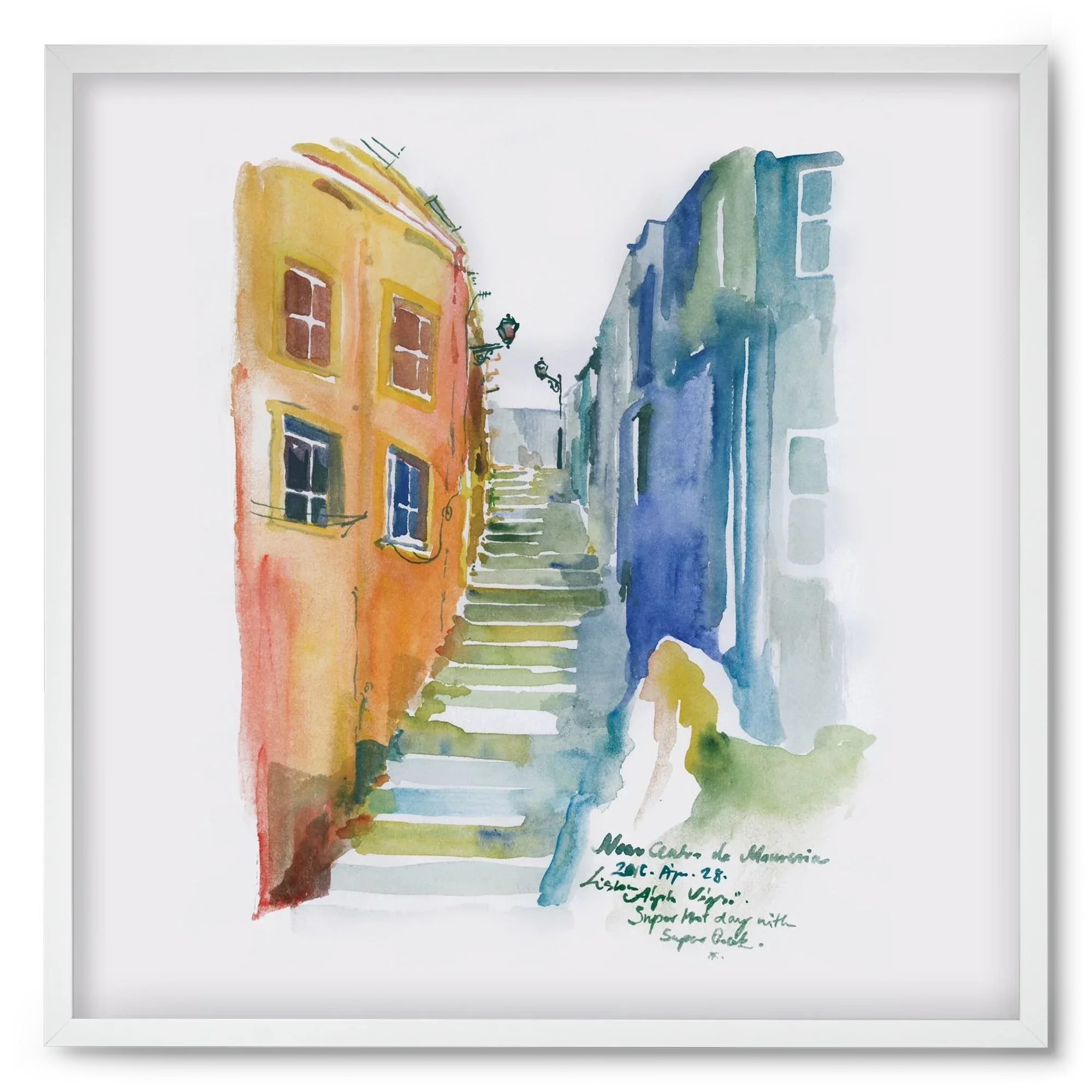 LISBON Aquarelle No.1 - artbridge