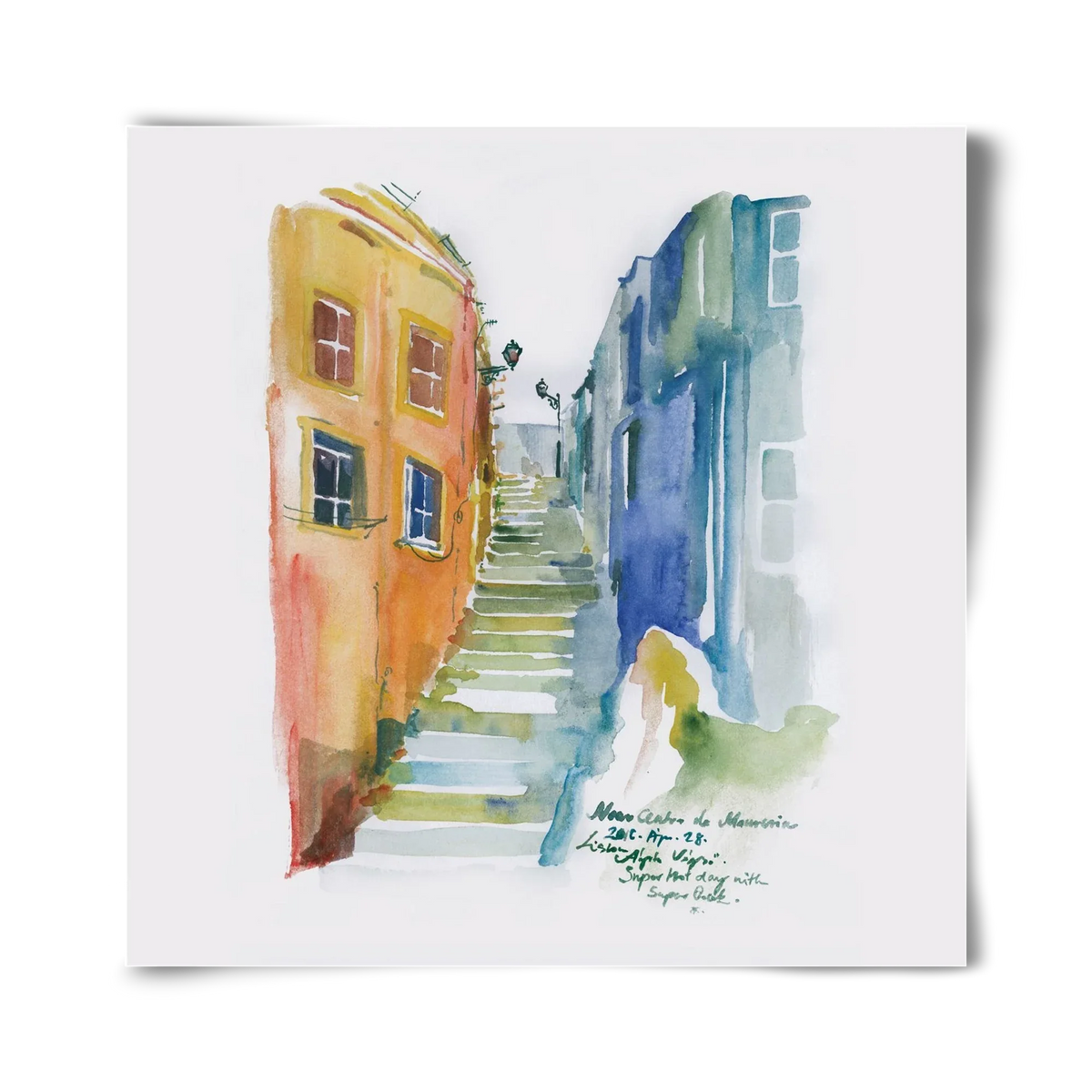 LISBON Aquarelle No.1 - artbridge