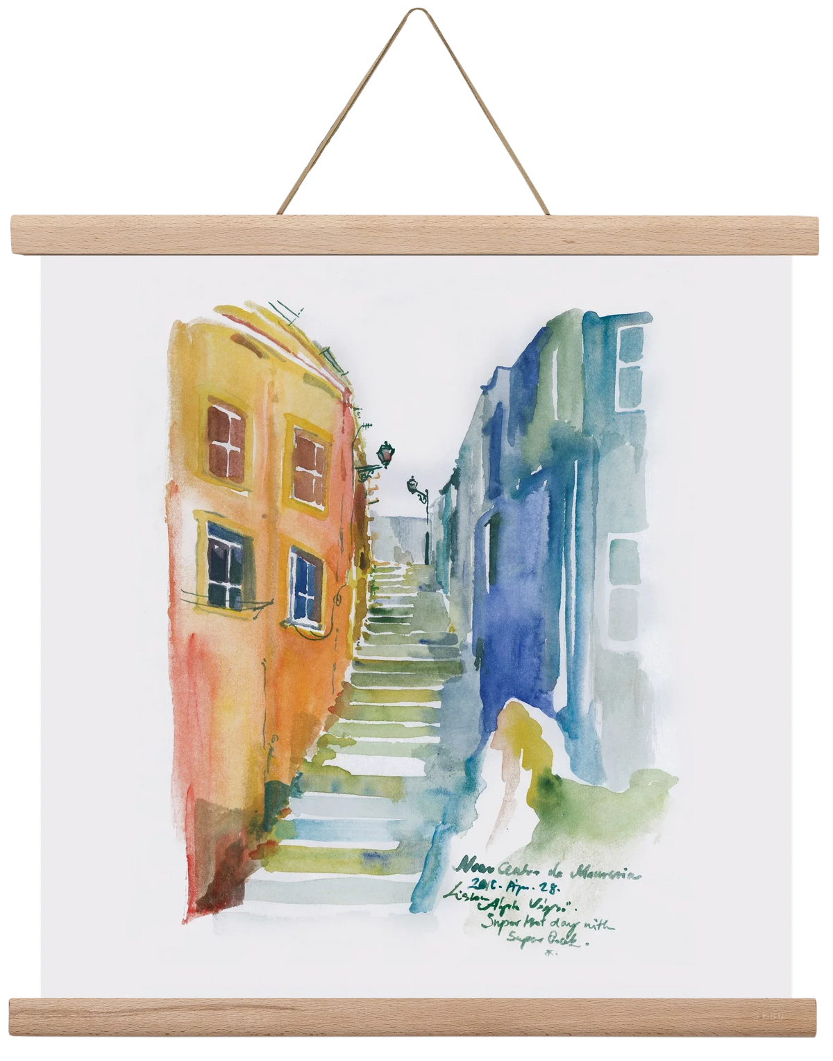 LISBON Aquarelle No.1 - artbridge
